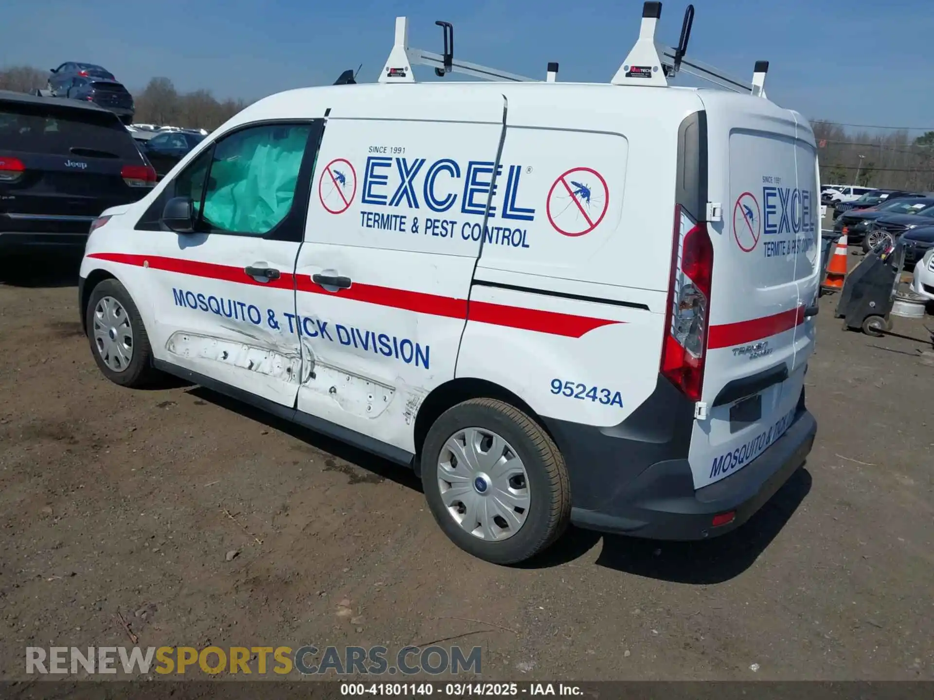 3 Photograph of a damaged car NM0LS6E29K1391292 FORD TRANSIT CONNECT 2019