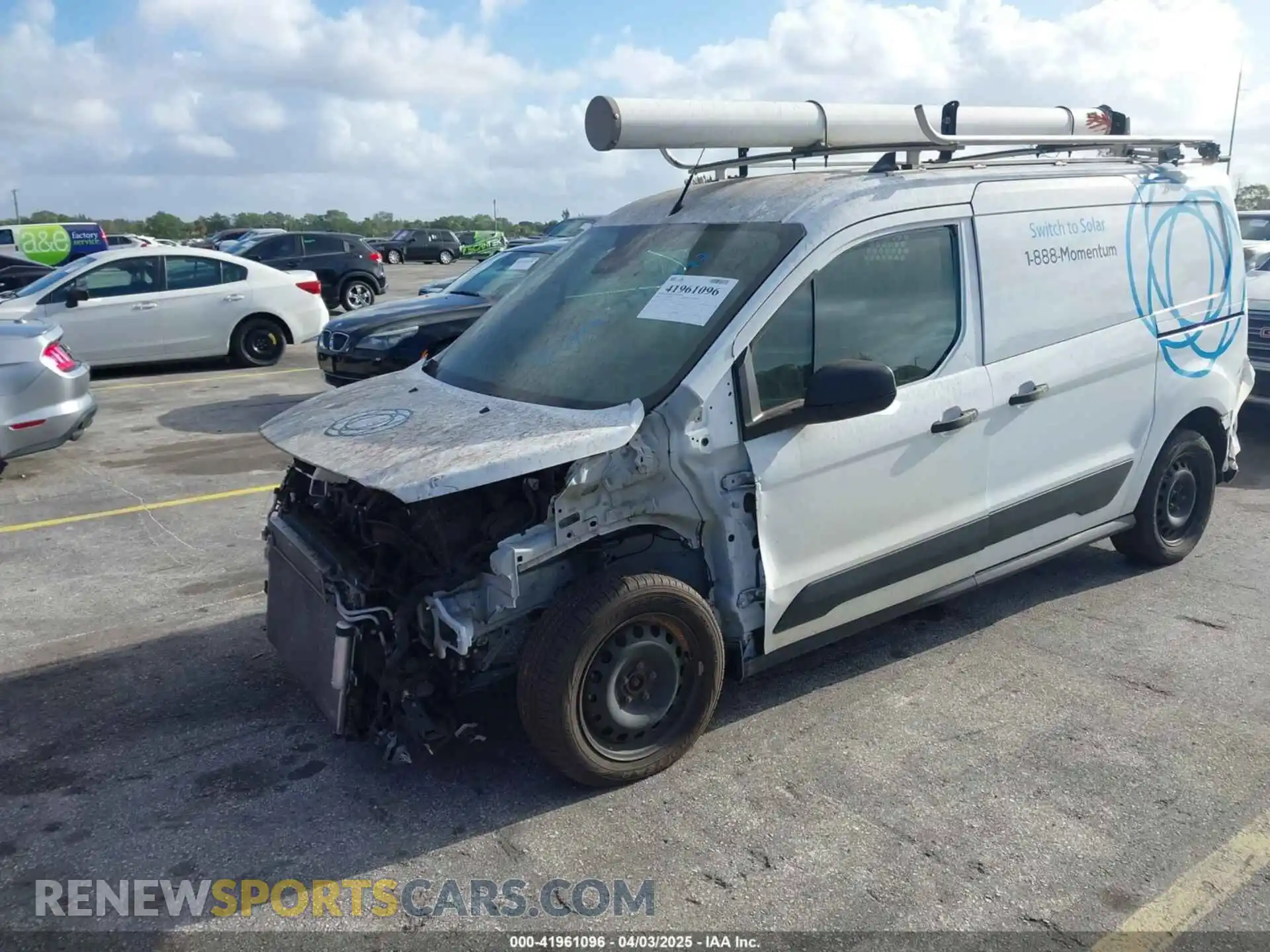 2 Photograph of a damaged car NM0LS7E20K1396029 FORD TRANSIT CONNECT 2019