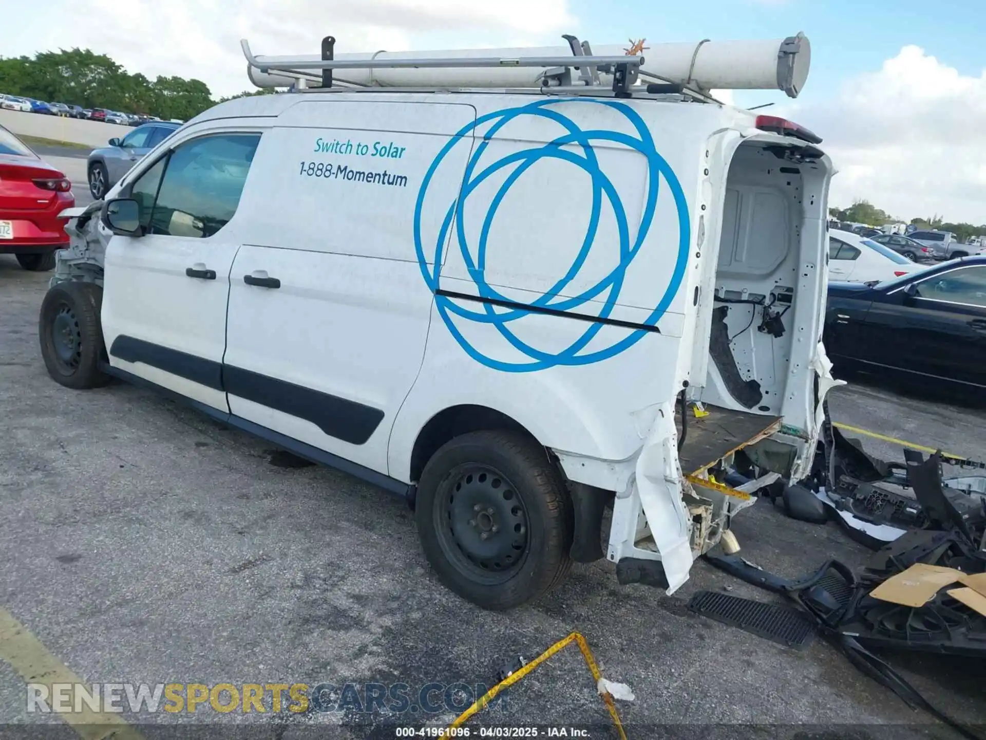 3 Photograph of a damaged car NM0LS7E20K1396029 FORD TRANSIT CONNECT 2019