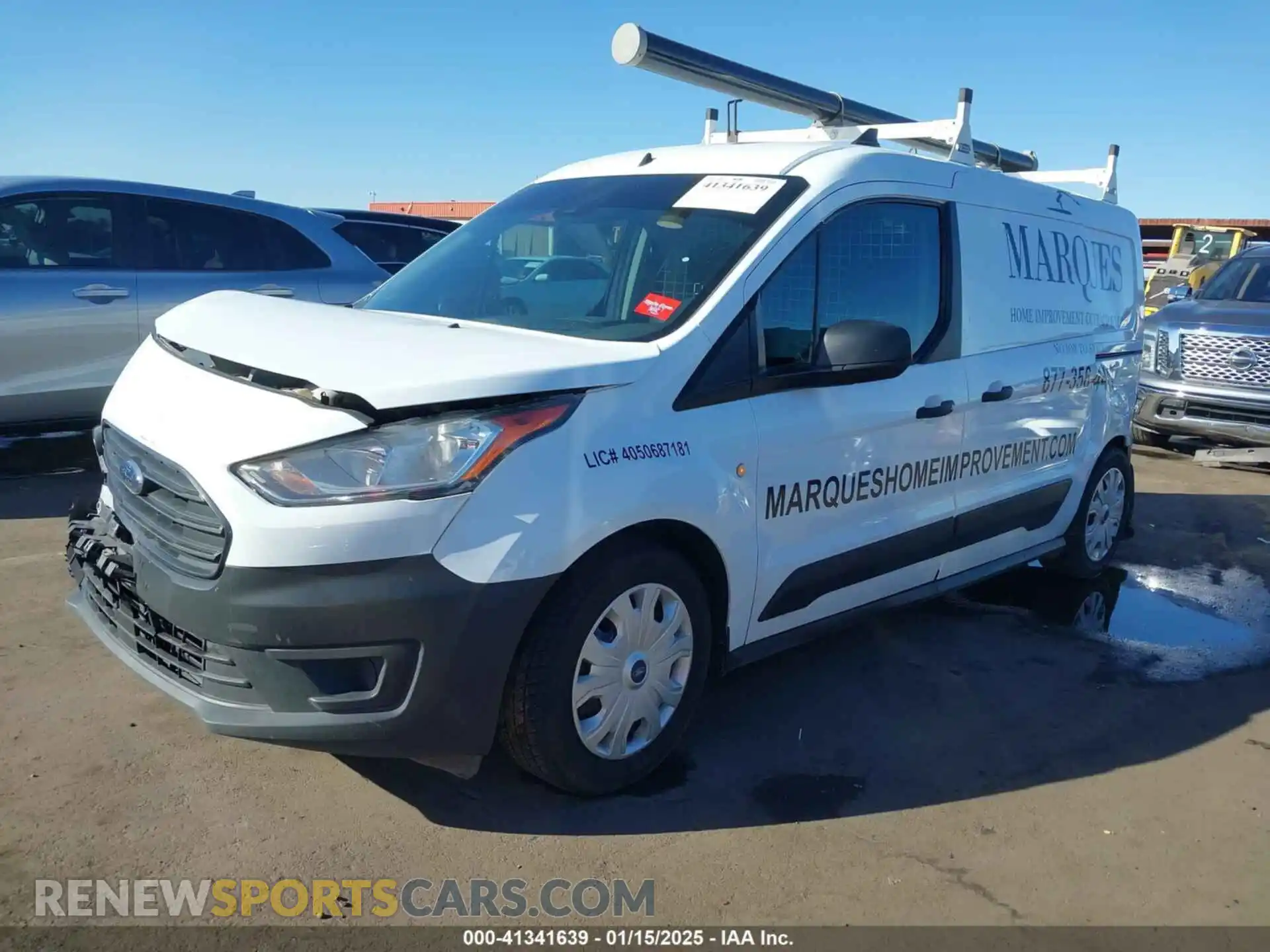 2 Photograph of a damaged car NM0LS7E26K1414341 FORD TRANSIT CONNECT 2019