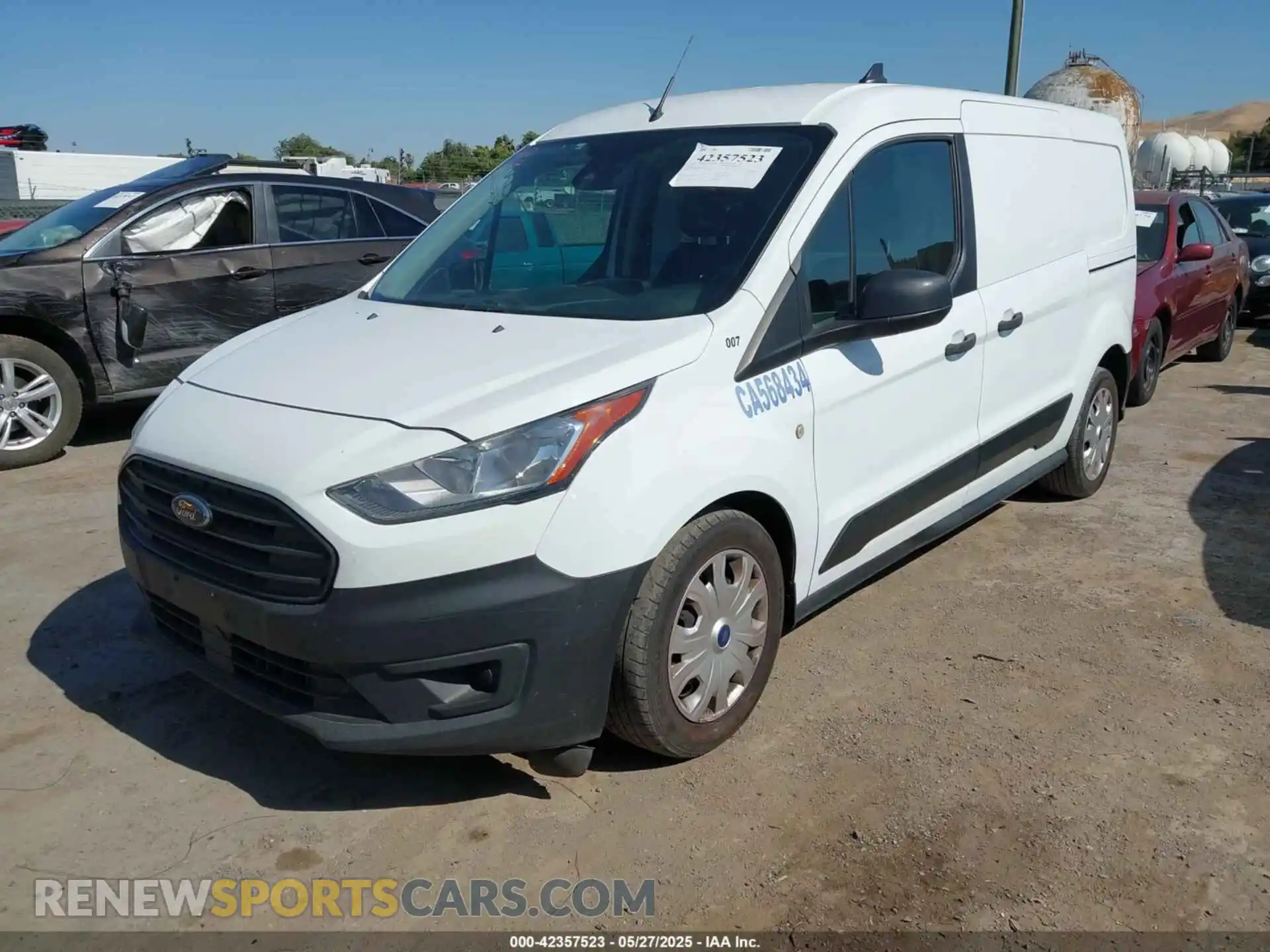 2 Фотография поврежденного автомобиля NM0LS7E28K1417936 FORD TRANSIT CONNECT 2019