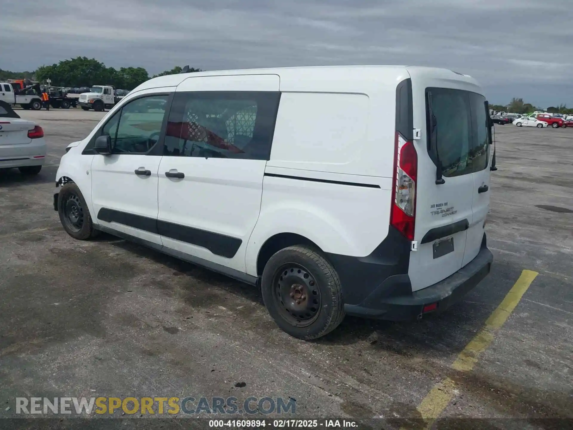 3 Photograph of a damaged car NM0LS7E7XK1398219 FORD TRANSIT CONNECT 2019