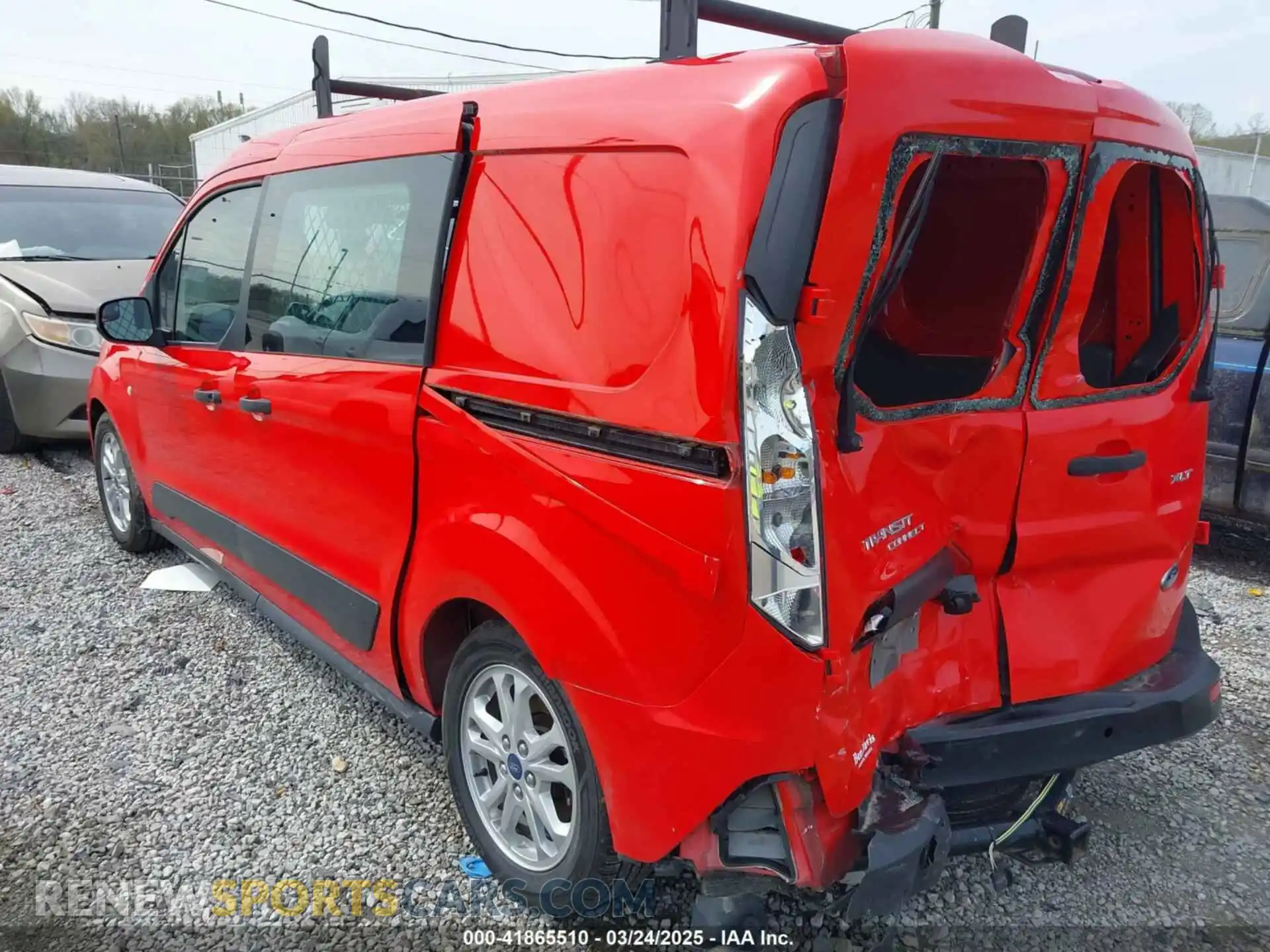 3 Фотография поврежденного автомобиля NM0LS7F22K1413668 FORD TRANSIT CONNECT 2019