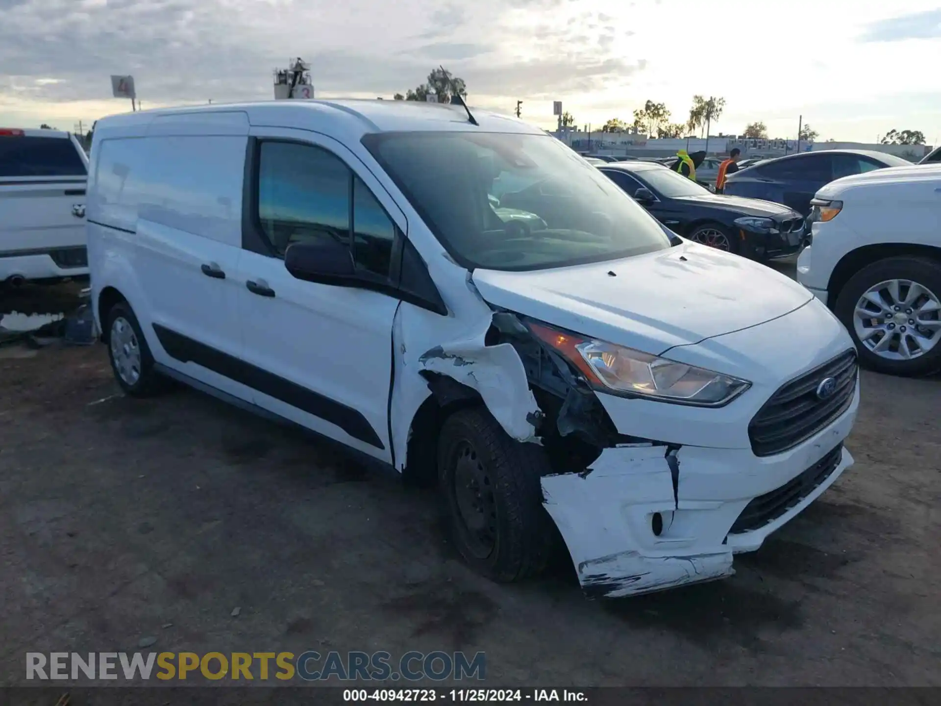 1 Photograph of a damaged car NM0LS7F27K1417814 FORD TRANSIT CONNECT 2019
