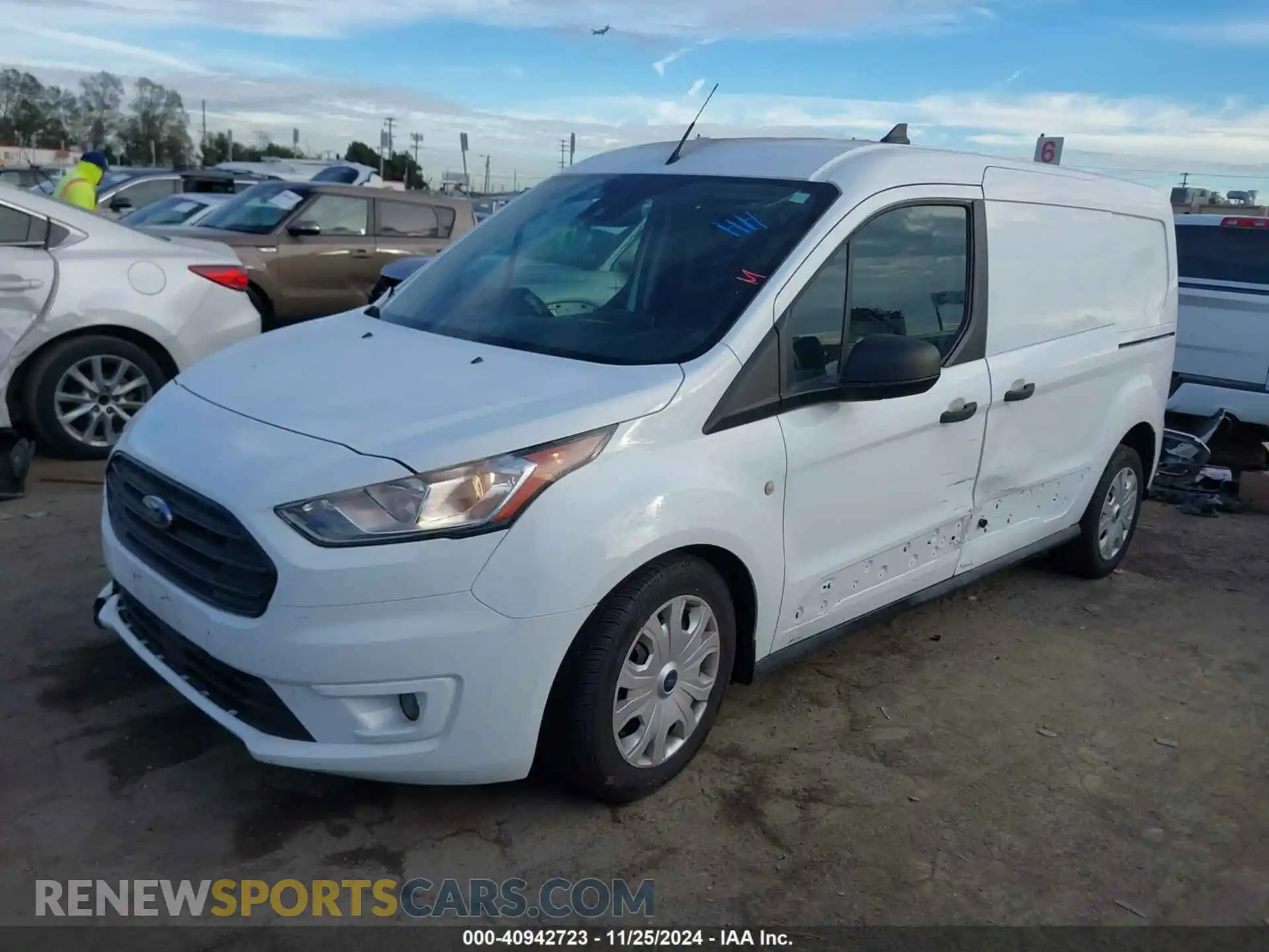 2 Photograph of a damaged car NM0LS7F27K1417814 FORD TRANSIT CONNECT 2019