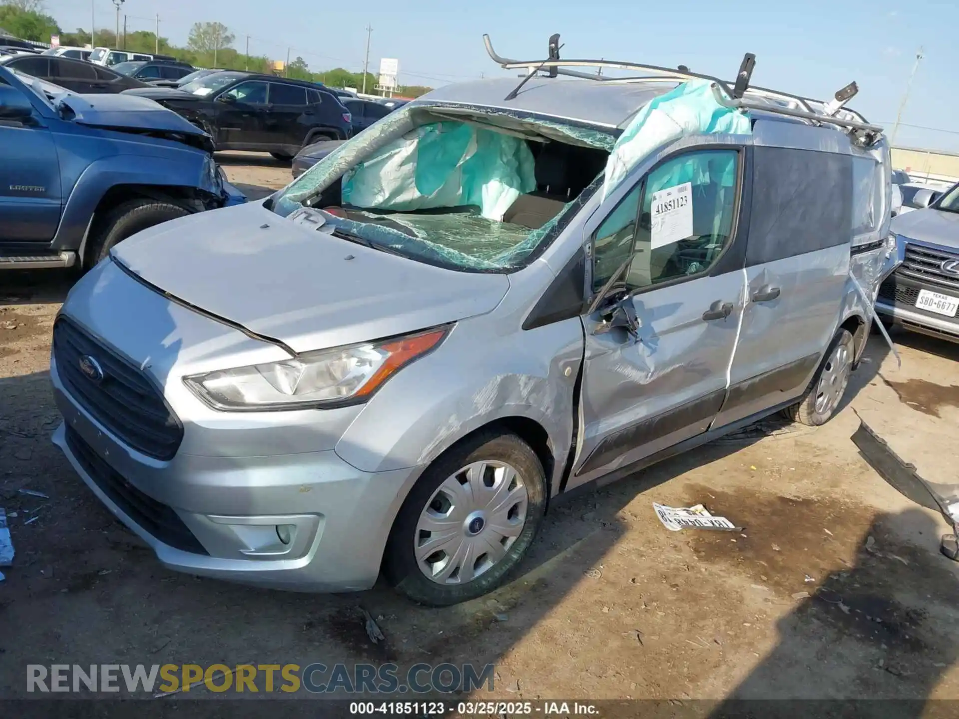 2 Photograph of a damaged car NM0LS7F29K1408659 FORD TRANSIT CONNECT 2019