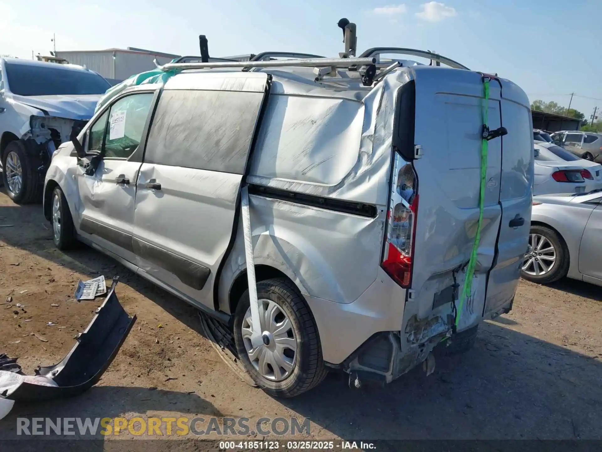 3 Photograph of a damaged car NM0LS7F29K1408659 FORD TRANSIT CONNECT 2019