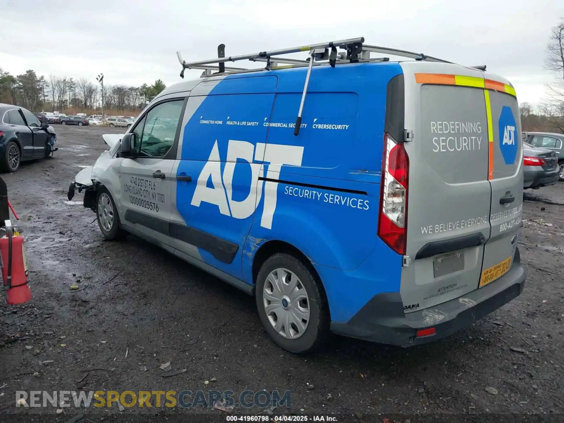 3 Photograph of a damaged car NM0LS7F2XK1414910 FORD TRANSIT CONNECT 2019