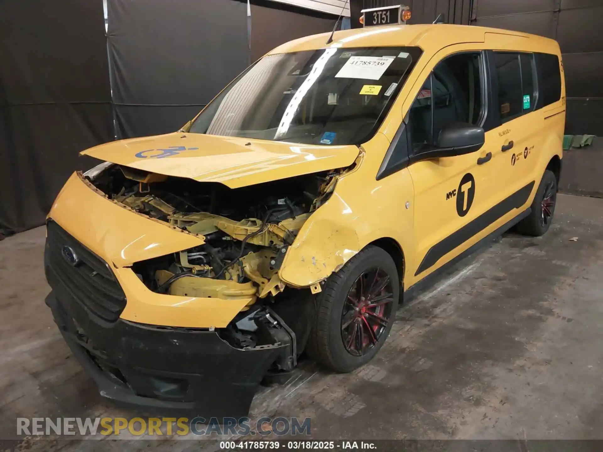2 Photograph of a damaged car NM0GS9E22L1478584 FORD TRANSIT CONNECT 2020