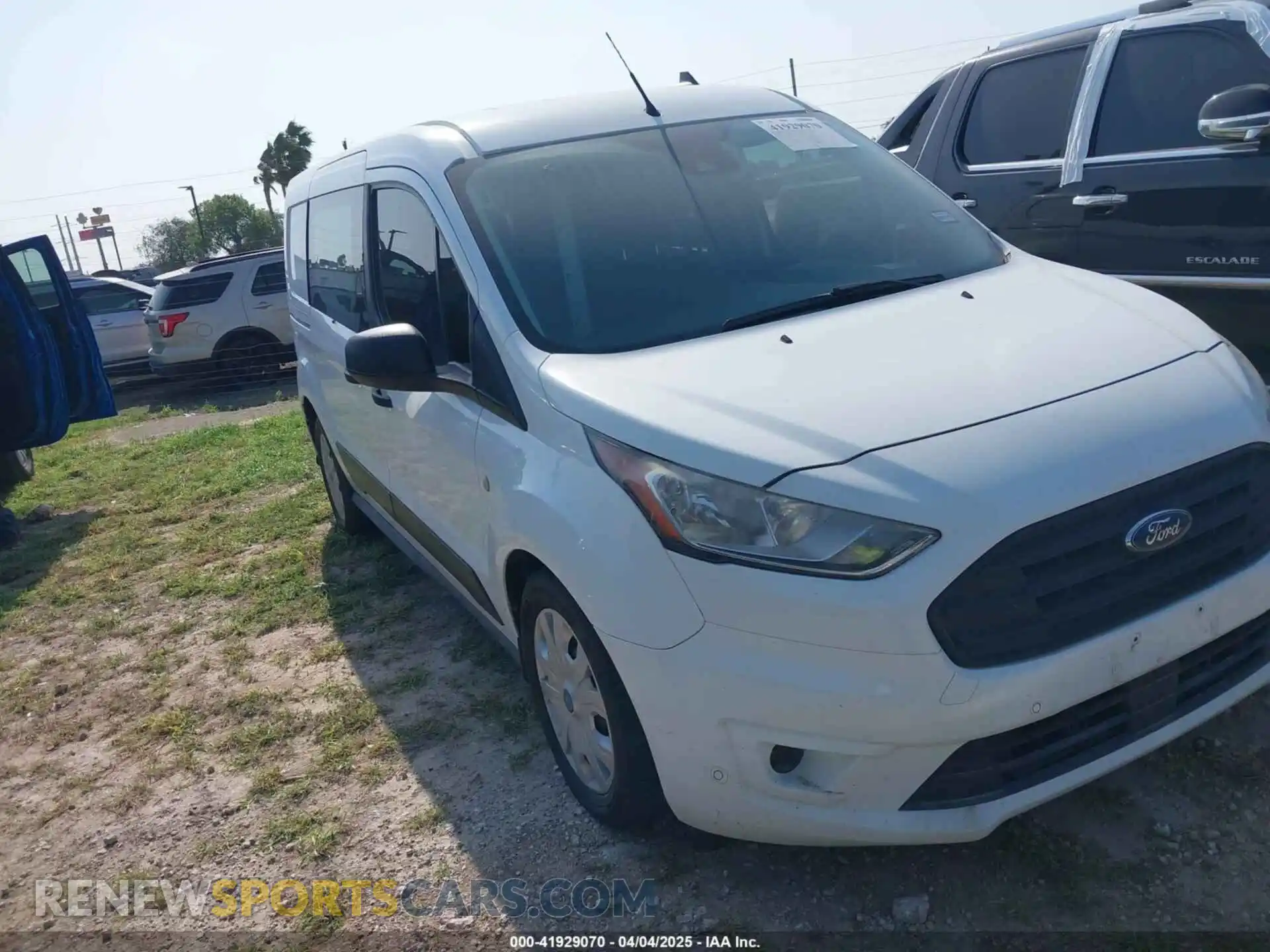 1 Photograph of a damaged car NM0LE7F26L1449193 FORD TRANSIT CONNECT 2020