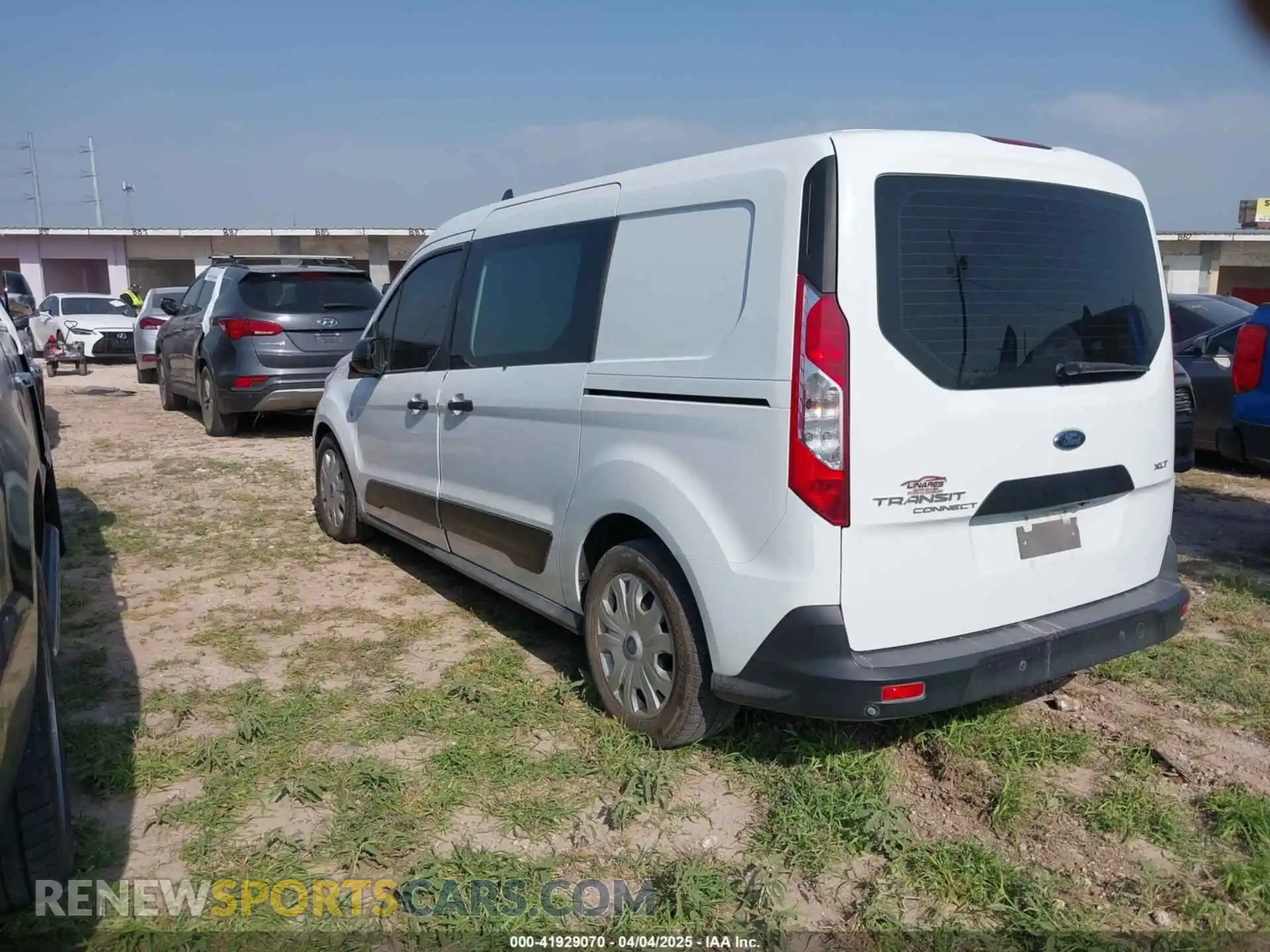3 Photograph of a damaged car NM0LE7F26L1449193 FORD TRANSIT CONNECT 2020