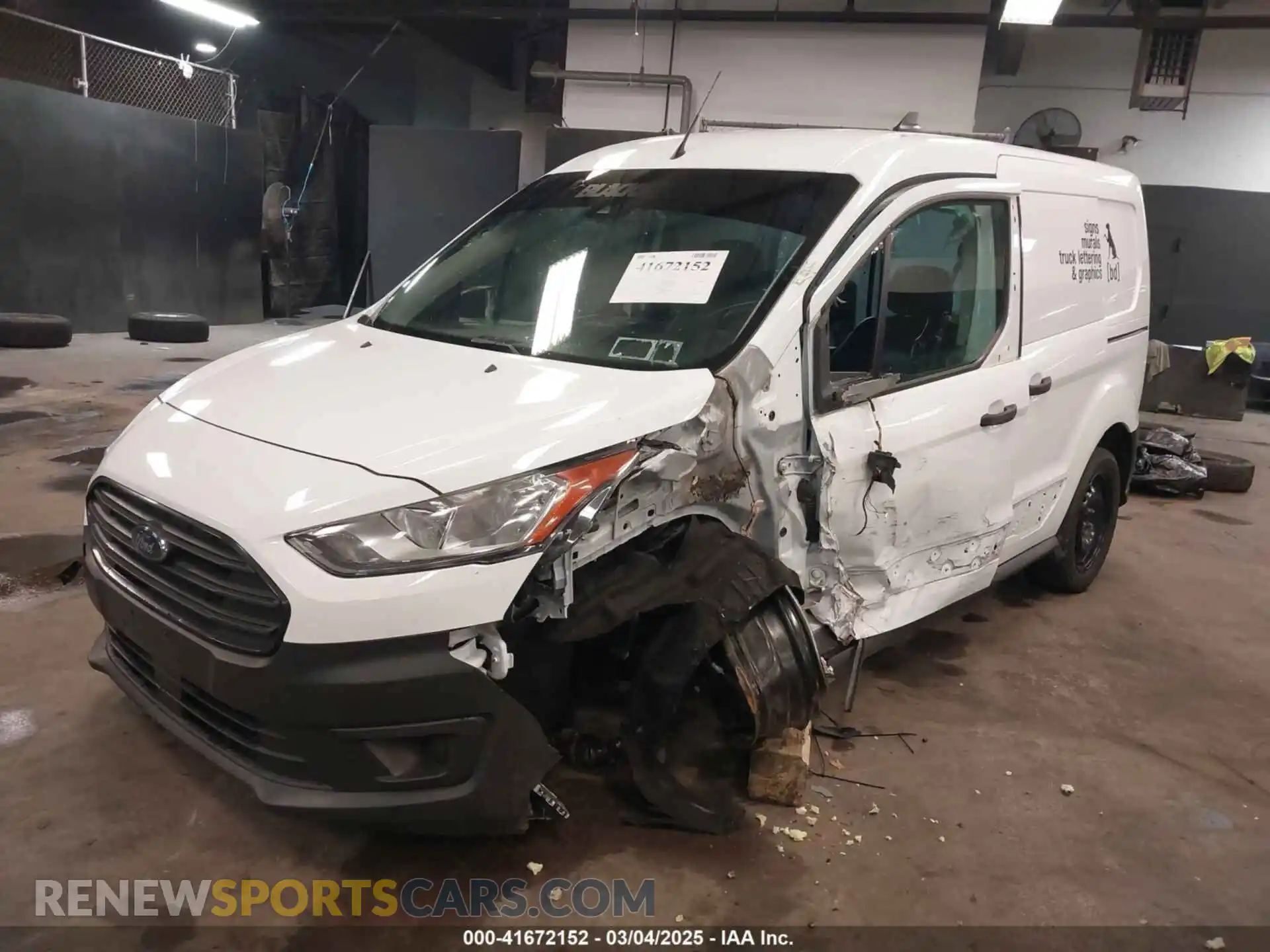2 Photograph of a damaged car NM0LS6E24L1453747 FORD TRANSIT CONNECT 2020