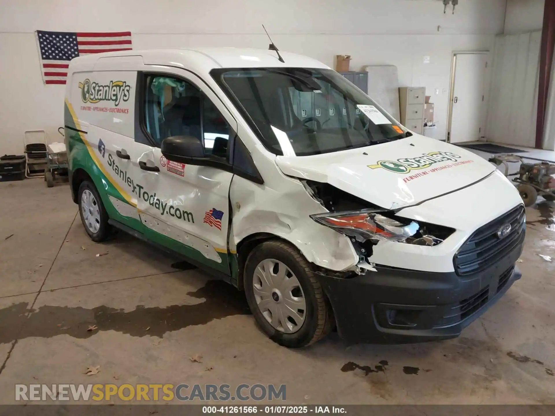 1 Photograph of a damaged car NM0LS6E29L1463500 FORD TRANSIT CONNECT 2020