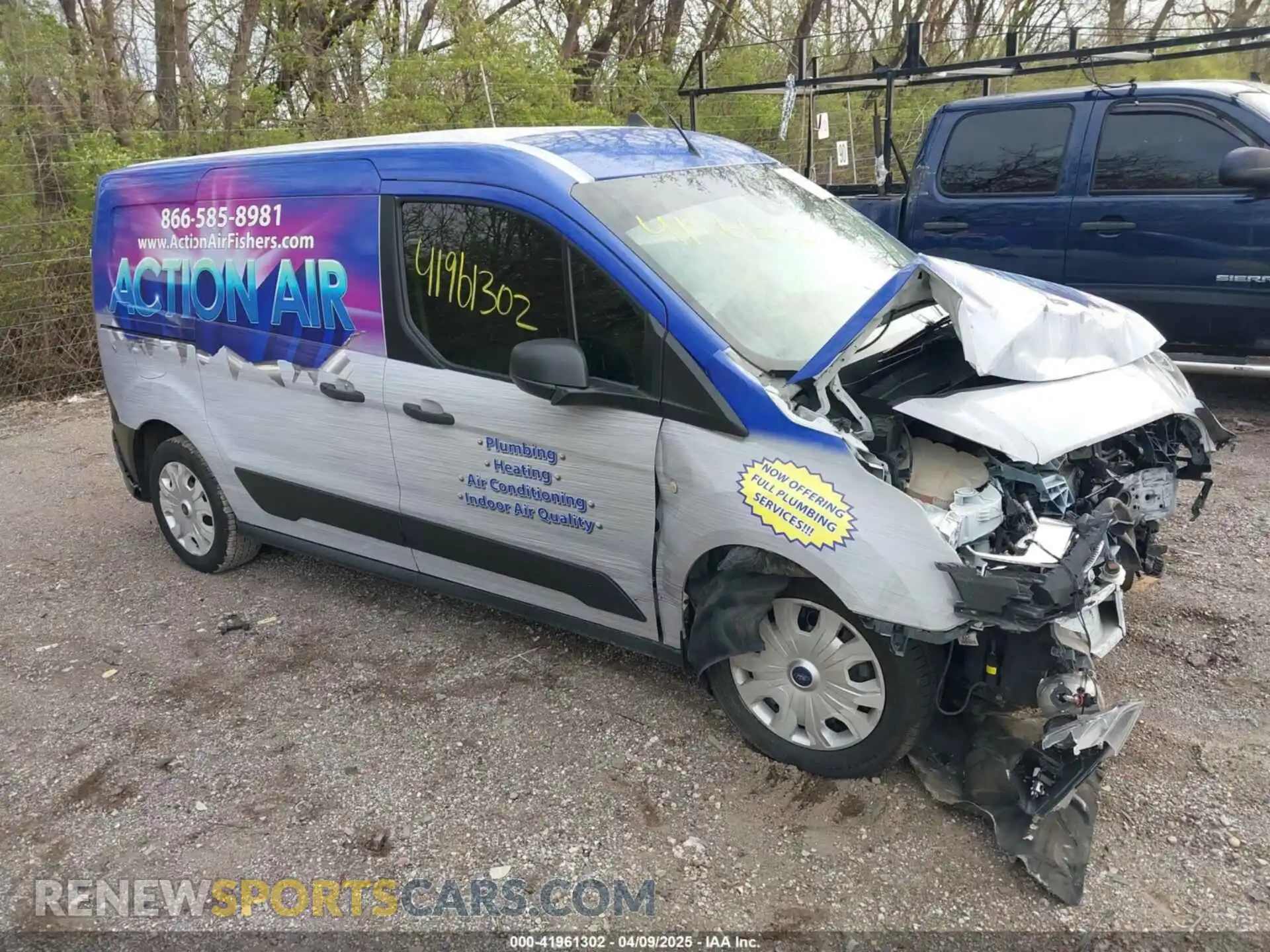 1 Photograph of a damaged car NM0LS7E20L1441858 FORD TRANSIT CONNECT 2020