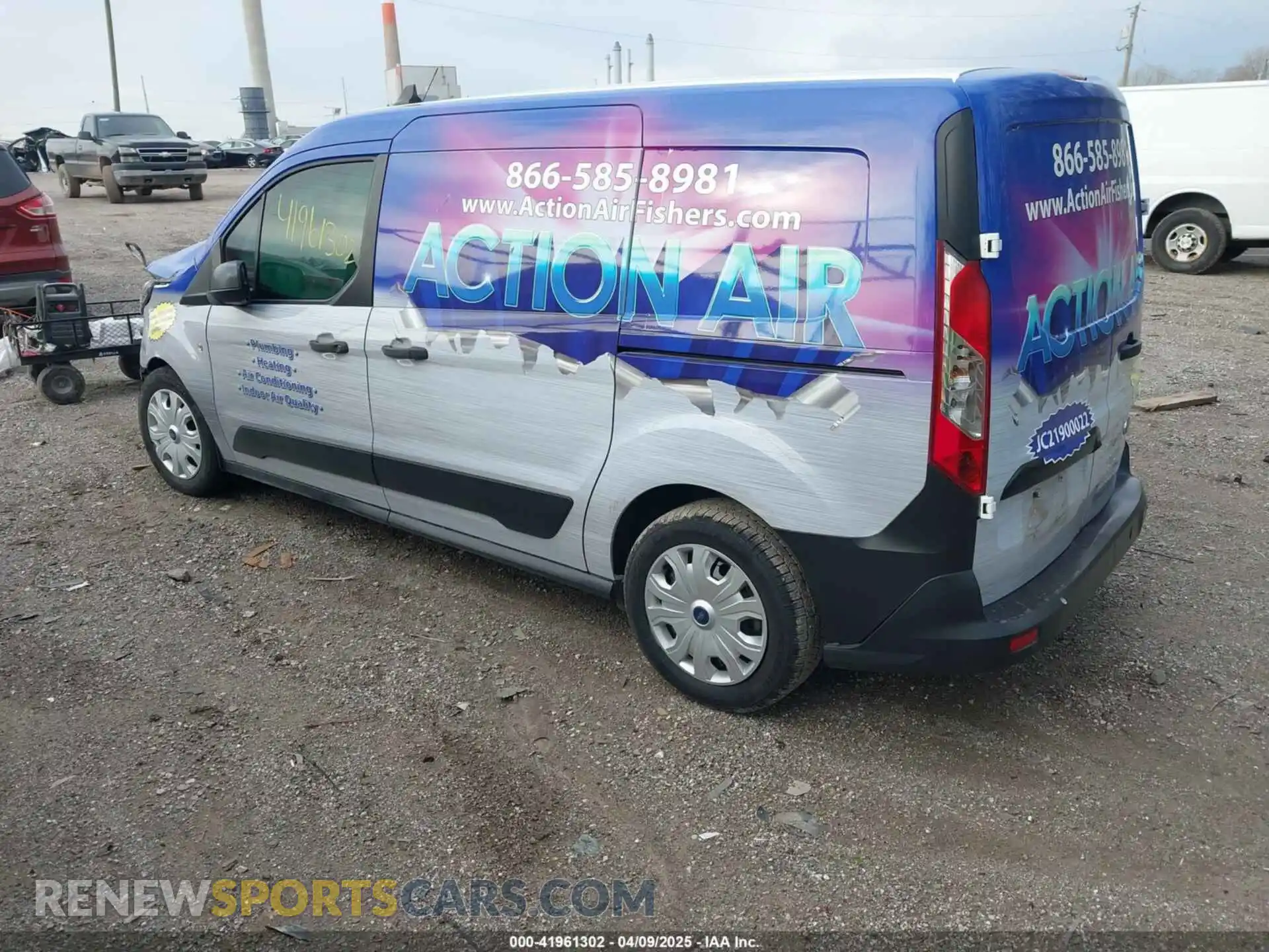 3 Photograph of a damaged car NM0LS7E20L1441858 FORD TRANSIT CONNECT 2020