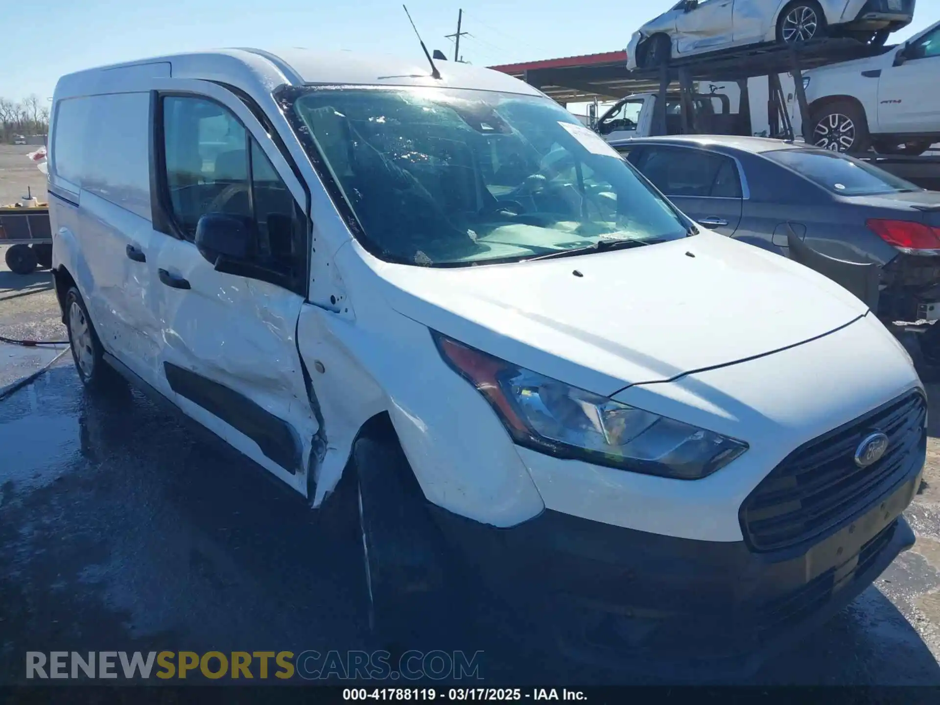 1 Photograph of a damaged car NM0LS7E20L1473029 FORD TRANSIT CONNECT 2020