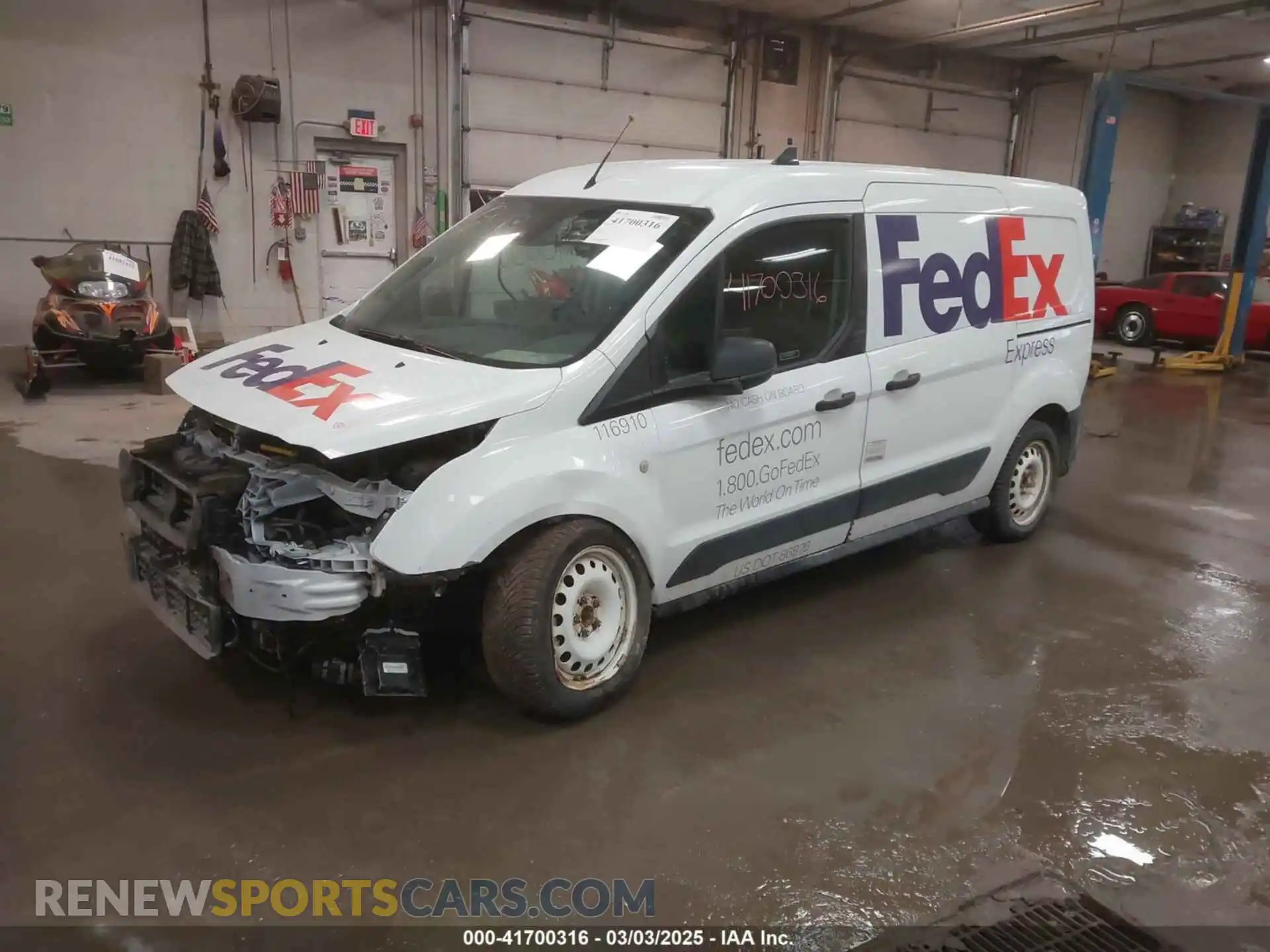 2 Photograph of a damaged car NM0LS7E22L1437939 FORD TRANSIT CONNECT 2020