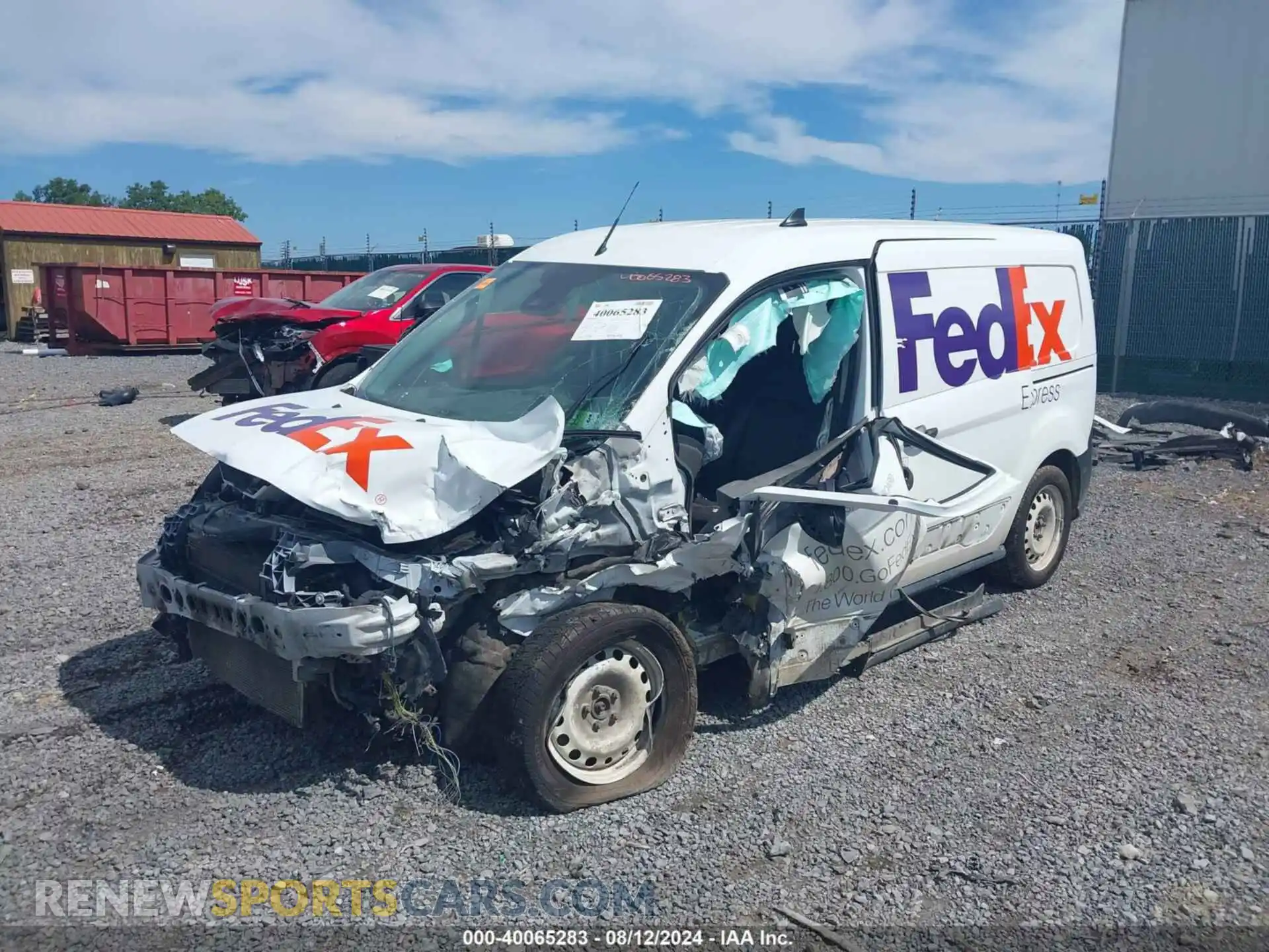 2 Photograph of a damaged car NM0LS7E23L1435634 FORD TRANSIT CONNECT 2020