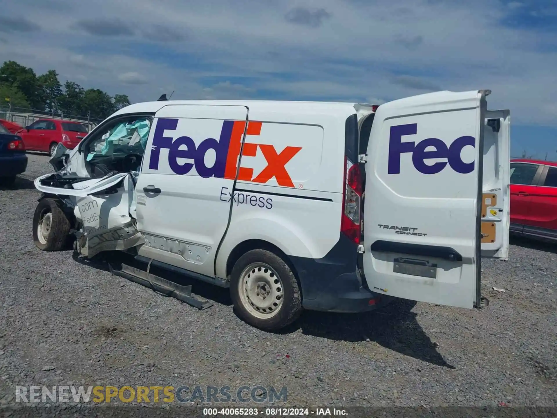 3 Photograph of a damaged car NM0LS7E23L1435634 FORD TRANSIT CONNECT 2020
