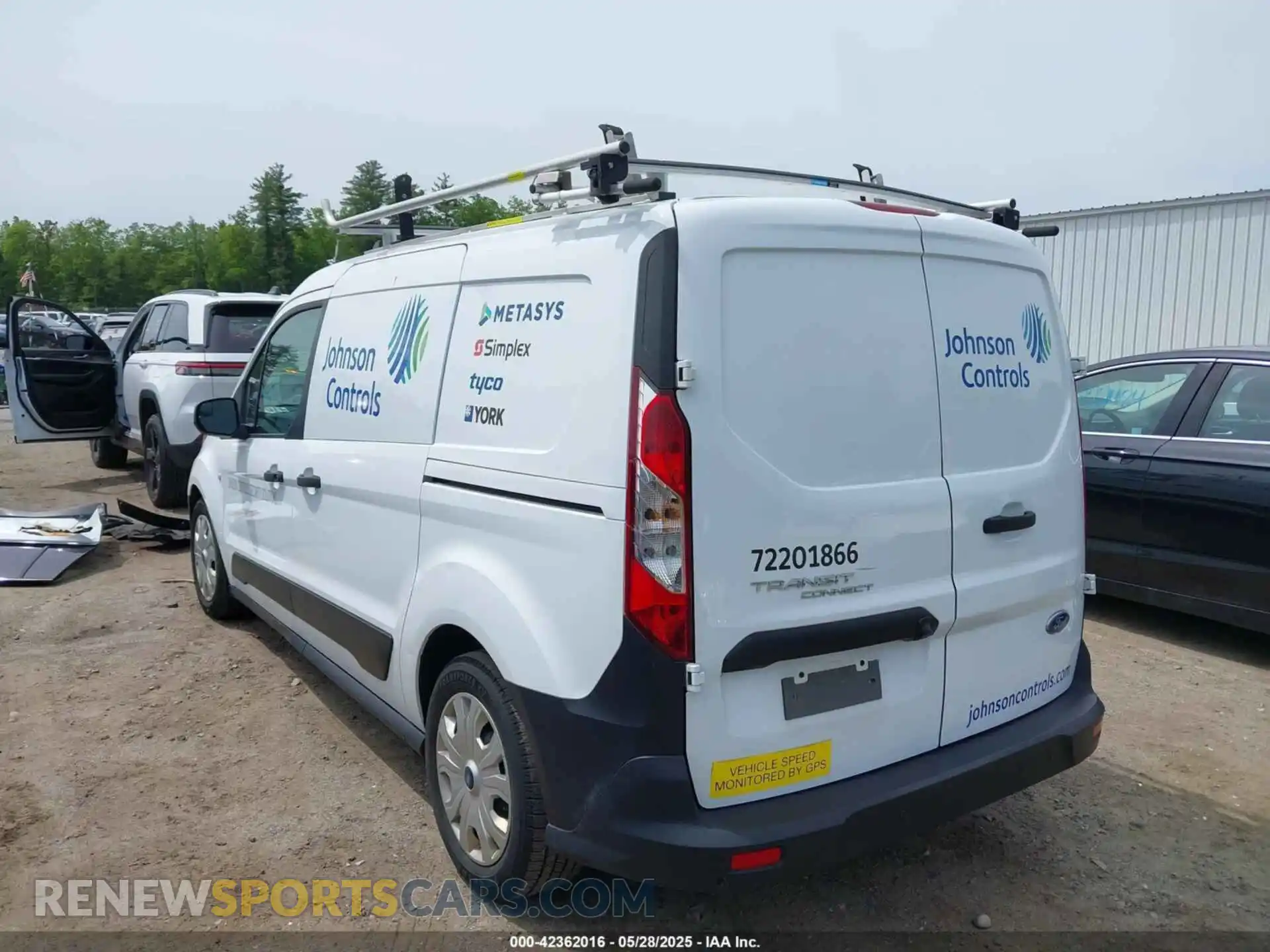 3 Фотография поврежденного автомобиля NM0LS7E23L1460565 FORD TRANSIT CONNECT 2020