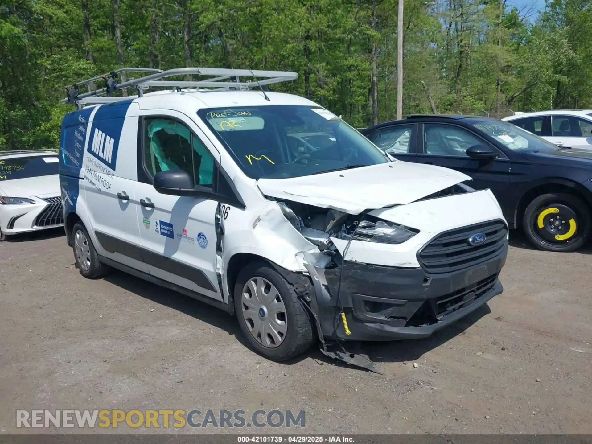 1 Photograph of a damaged car NM0LS7E23L1473168 FORD TRANSIT CONNECT 2020