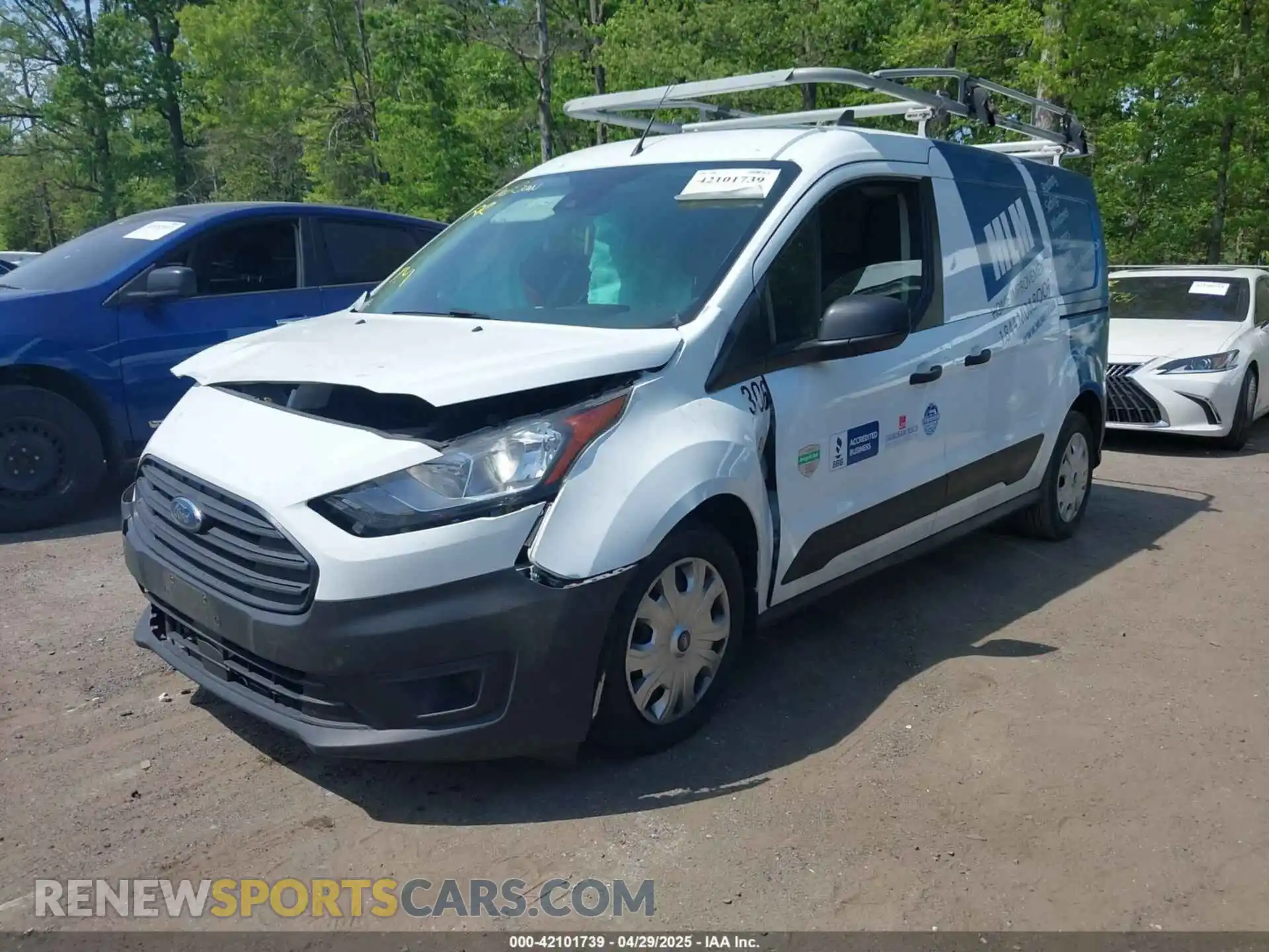 2 Photograph of a damaged car NM0LS7E23L1473168 FORD TRANSIT CONNECT 2020
