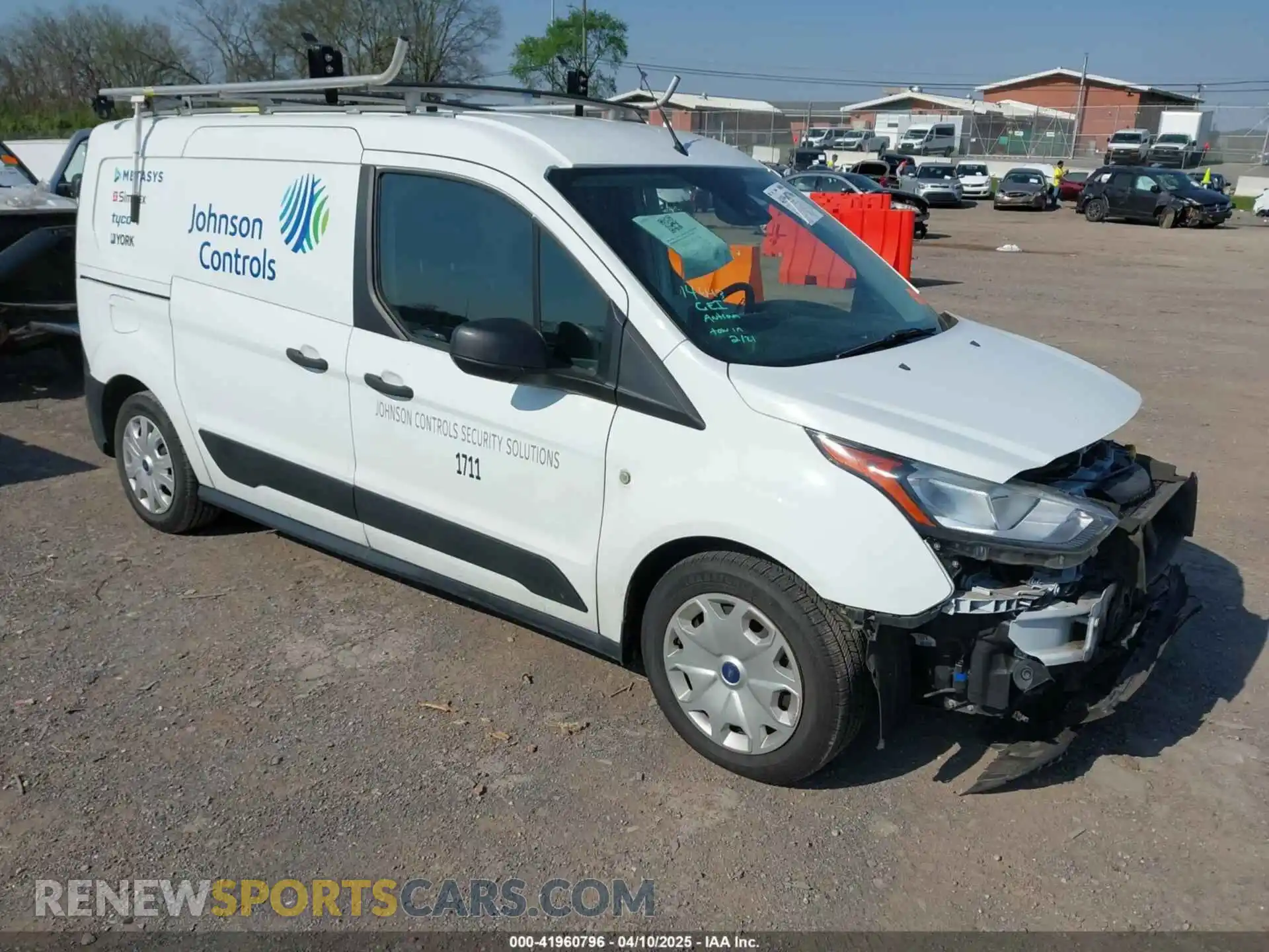 1 Photograph of a damaged car NM0LS7E24L1460591 FORD TRANSIT CONNECT 2020