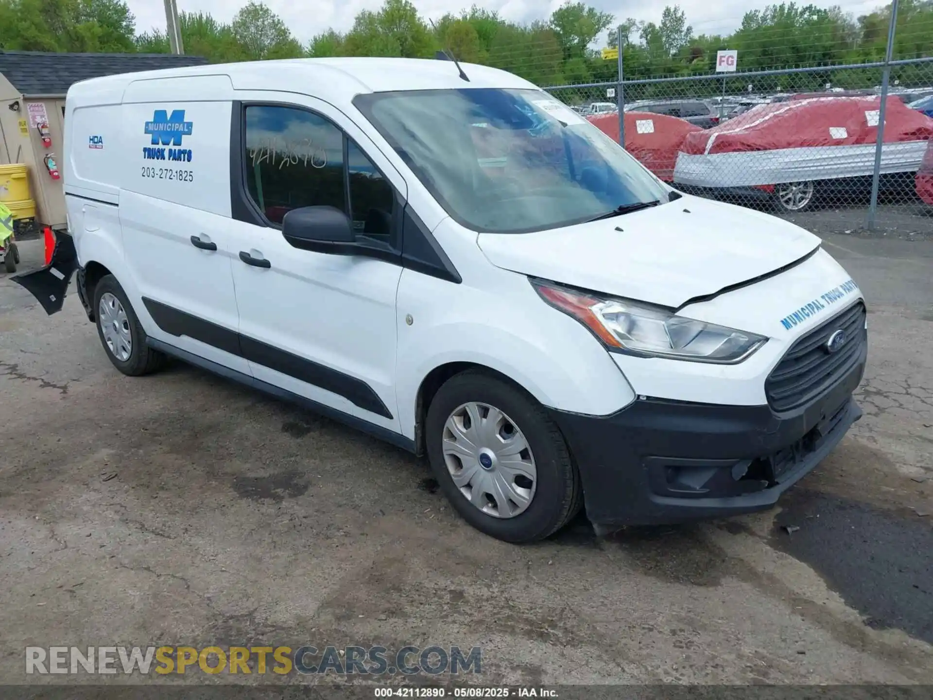 1 fotografías del automóvil dañado NM0LS7E25L1446327 FORD TRANSIT CONNECT 2020