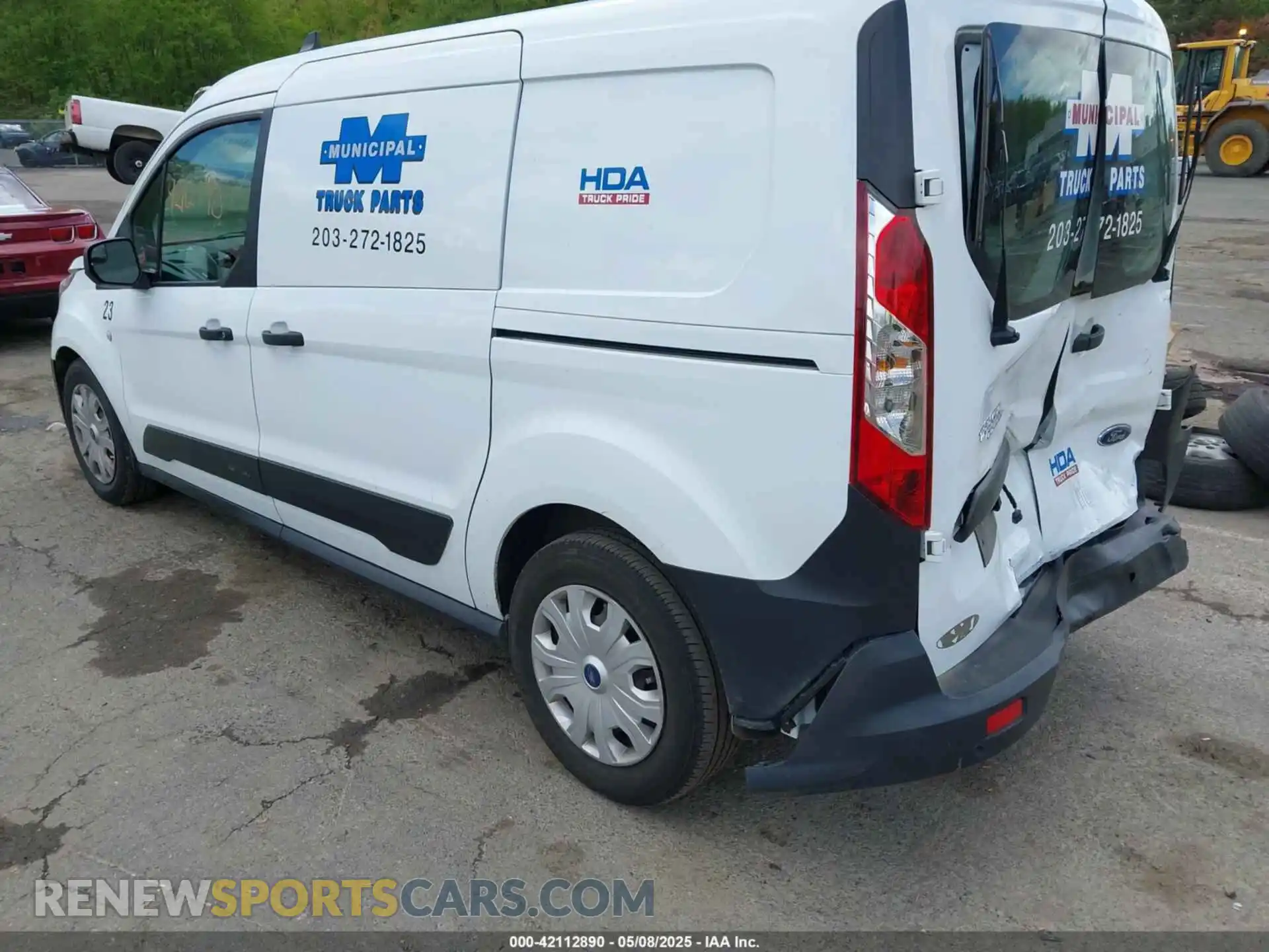 3 fotografías del automóvil dañado NM0LS7E25L1446327 FORD TRANSIT CONNECT 2020