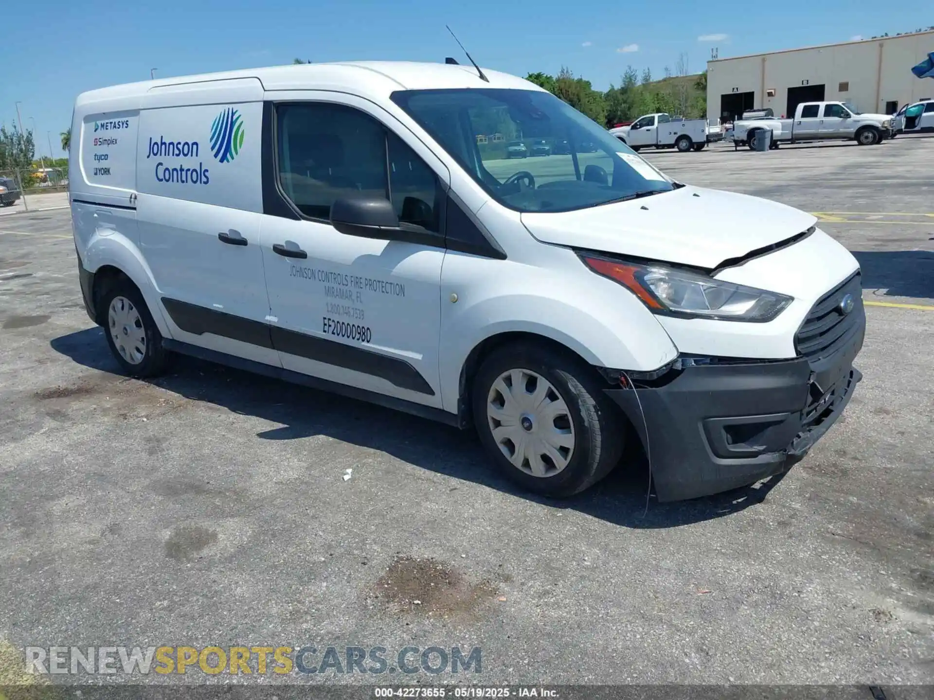 1 Photograph of a damaged car NM0LS7E25L1457960 FORD TRANSIT CONNECT 2020