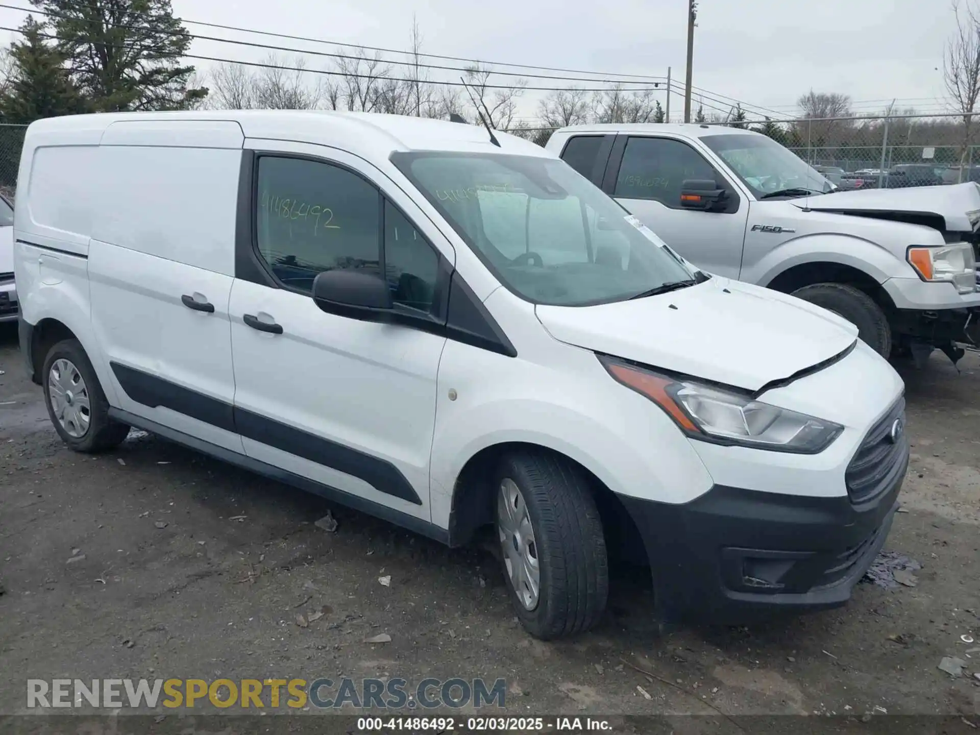 1 Photograph of a damaged car NM0LS7E25L1469249 FORD TRANSIT CONNECT 2020