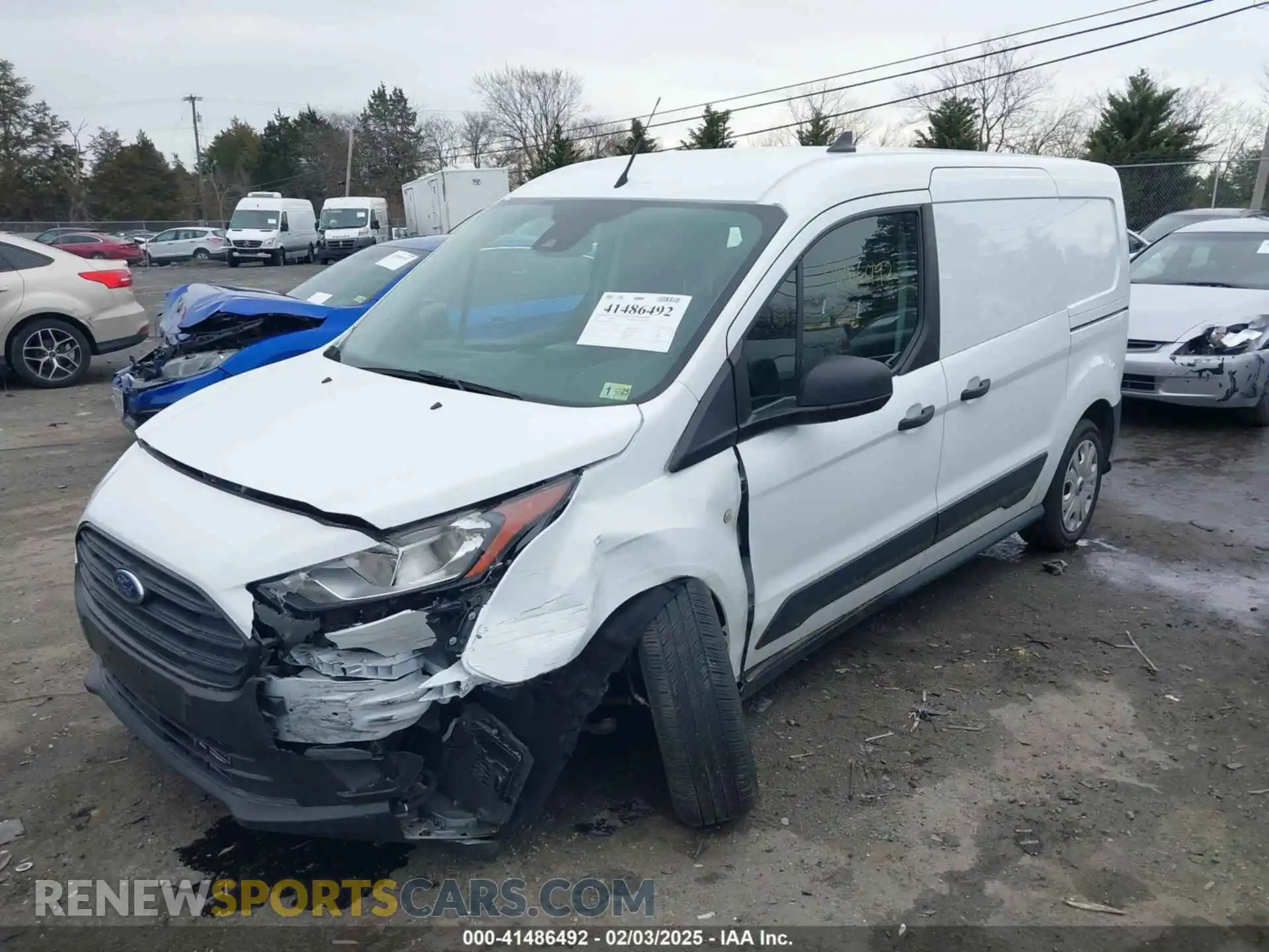 2 Photograph of a damaged car NM0LS7E25L1469249 FORD TRANSIT CONNECT 2020