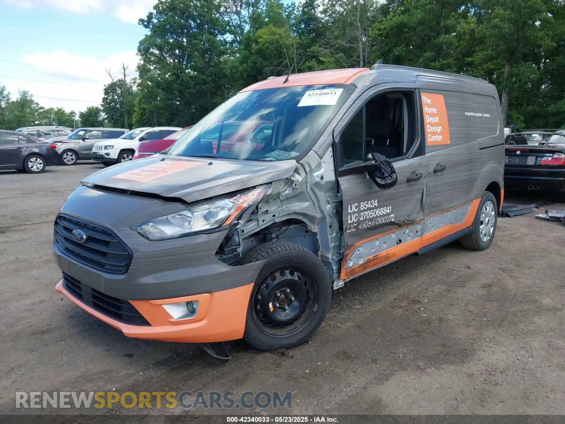 2 fotografías del automóvil dañado NM0LS7F20L1469447 FORD TRANSIT CONNECT 2020