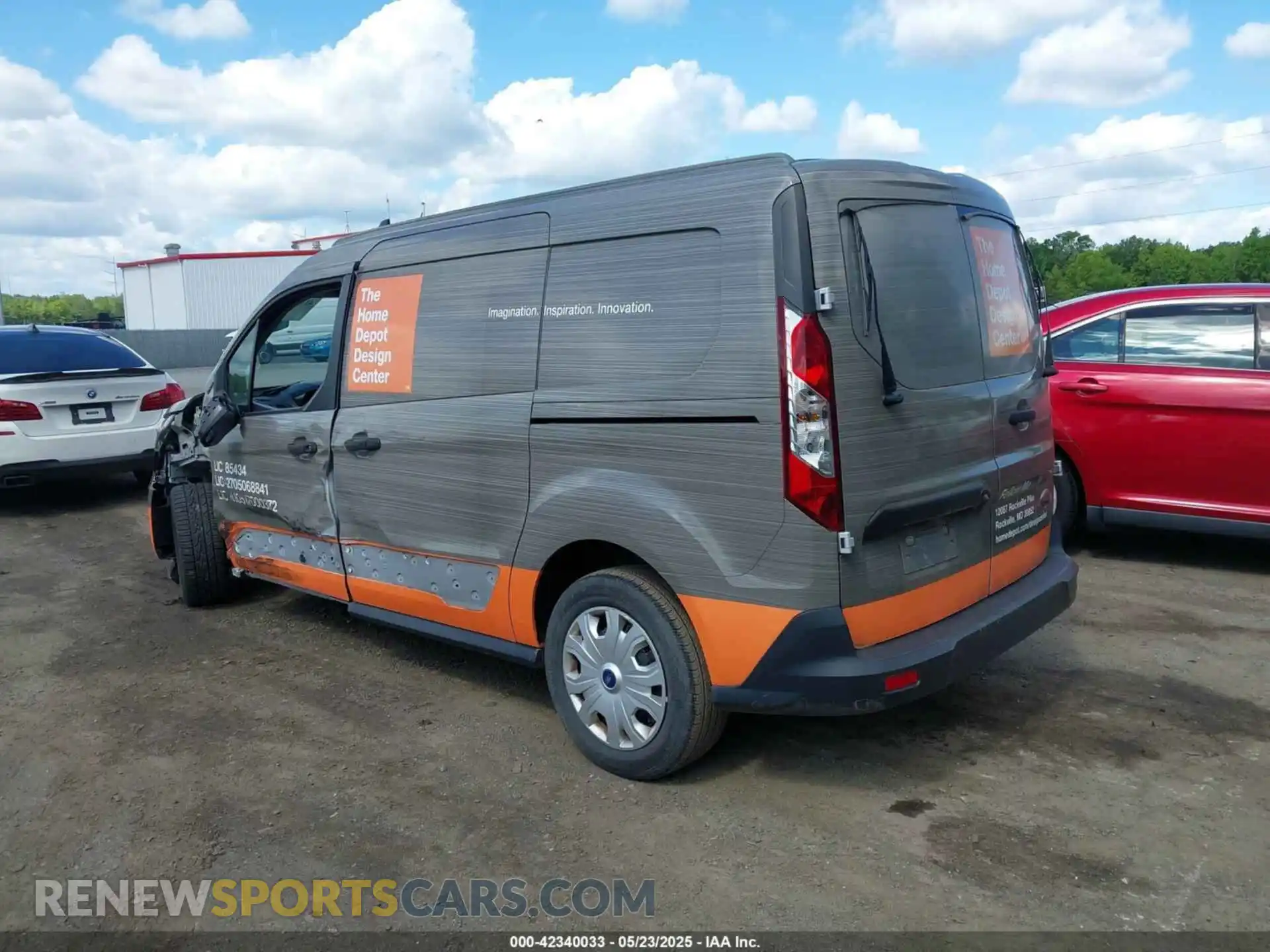 3 fotografías del automóvil dañado NM0LS7F20L1469447 FORD TRANSIT CONNECT 2020