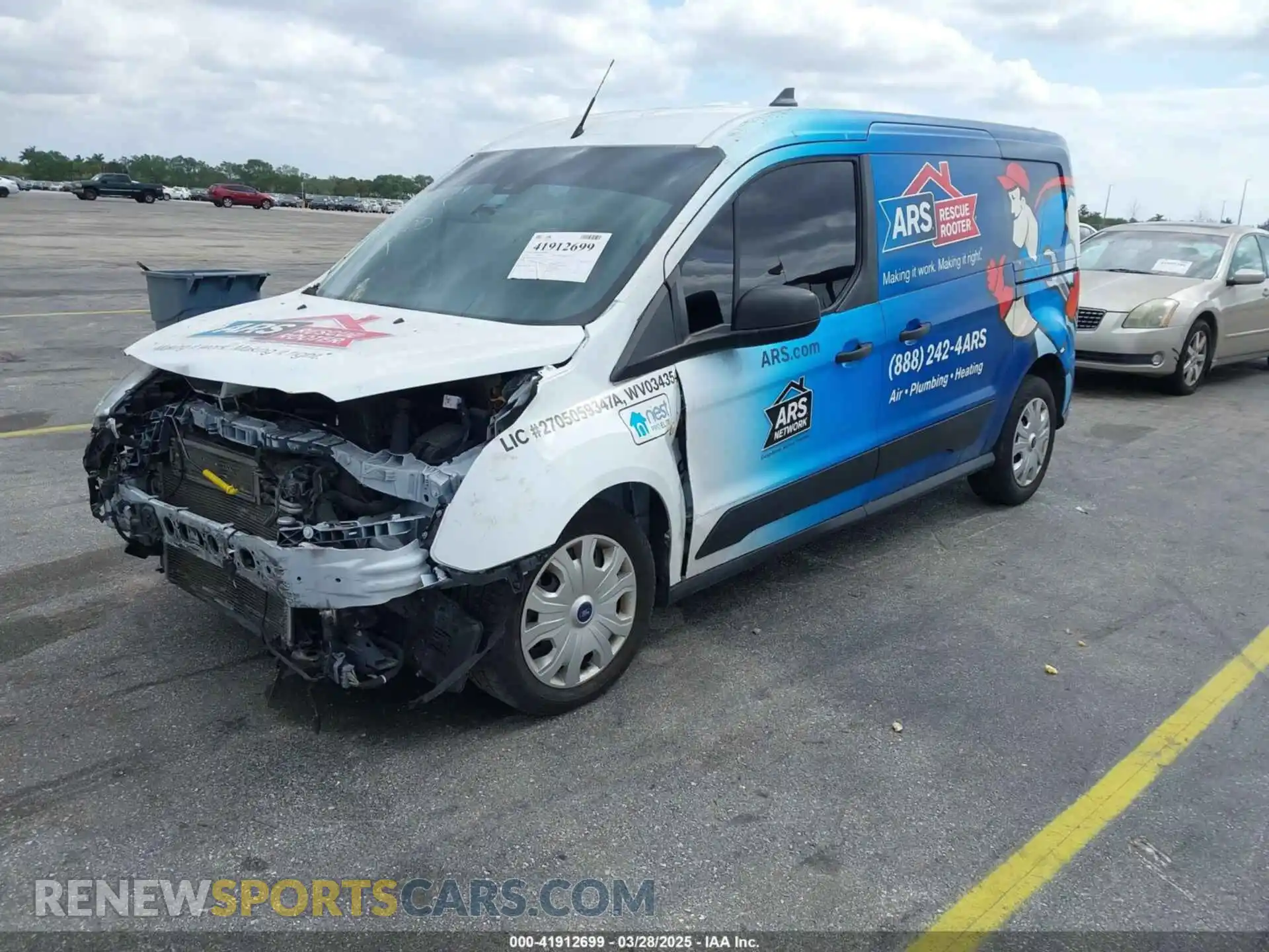 2 Photograph of a damaged car NM0LS7F24L1467152 FORD TRANSIT CONNECT 2020