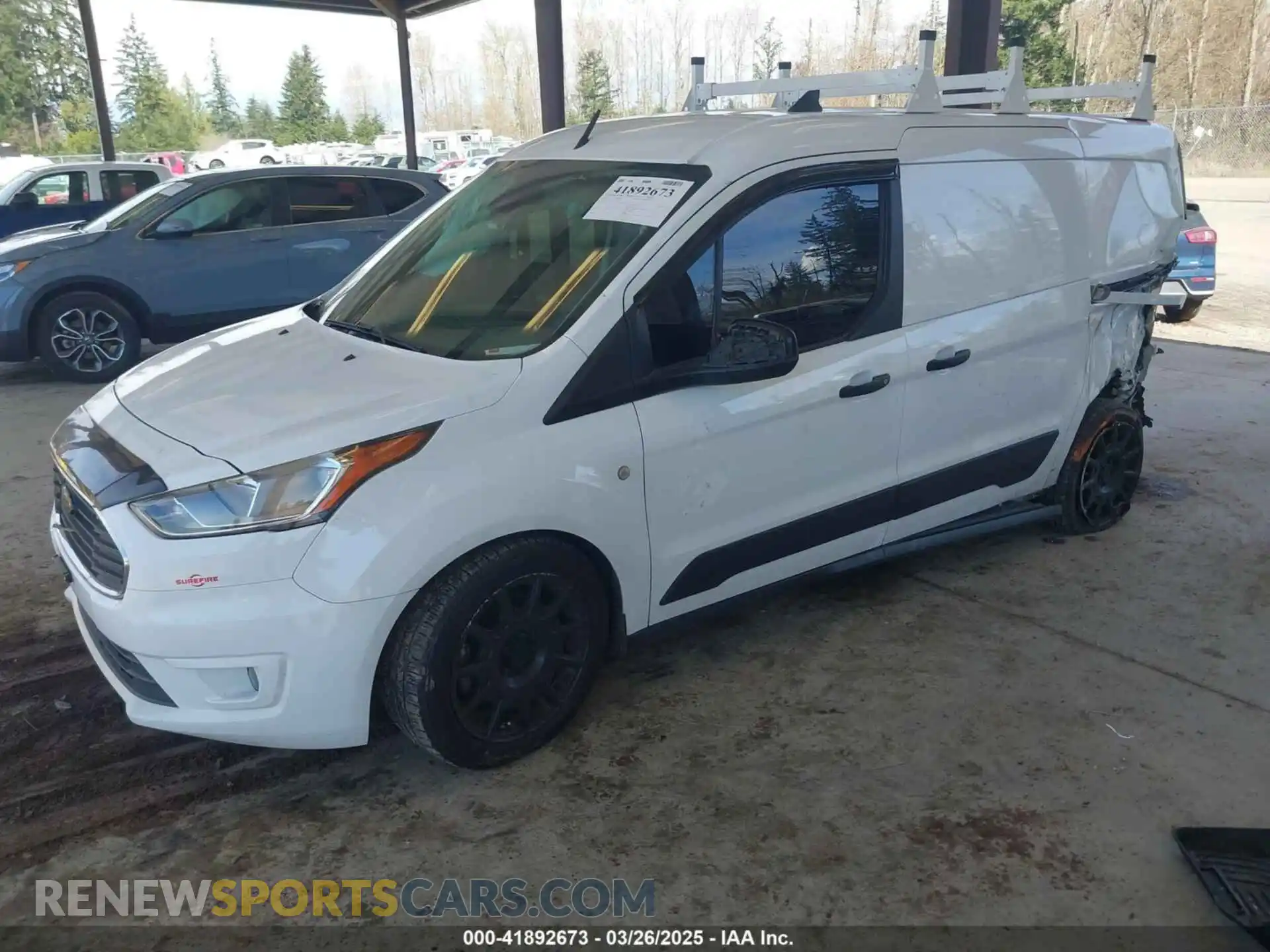 2 Photograph of a damaged car NM0LS7F27L1447428 FORD TRANSIT CONNECT 2020