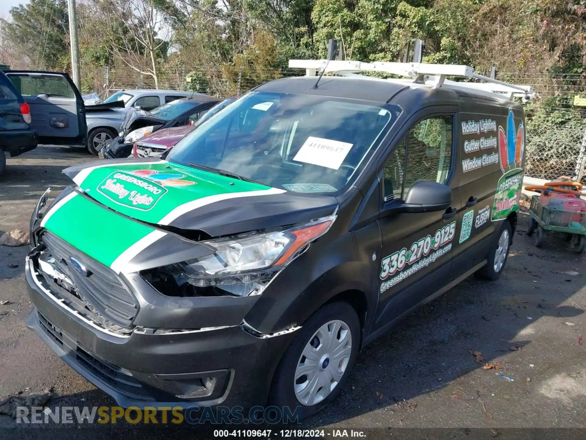 2 Фотография поврежденного автомобиля NM0LS7F29L1472007 FORD TRANSIT CONNECT 2020