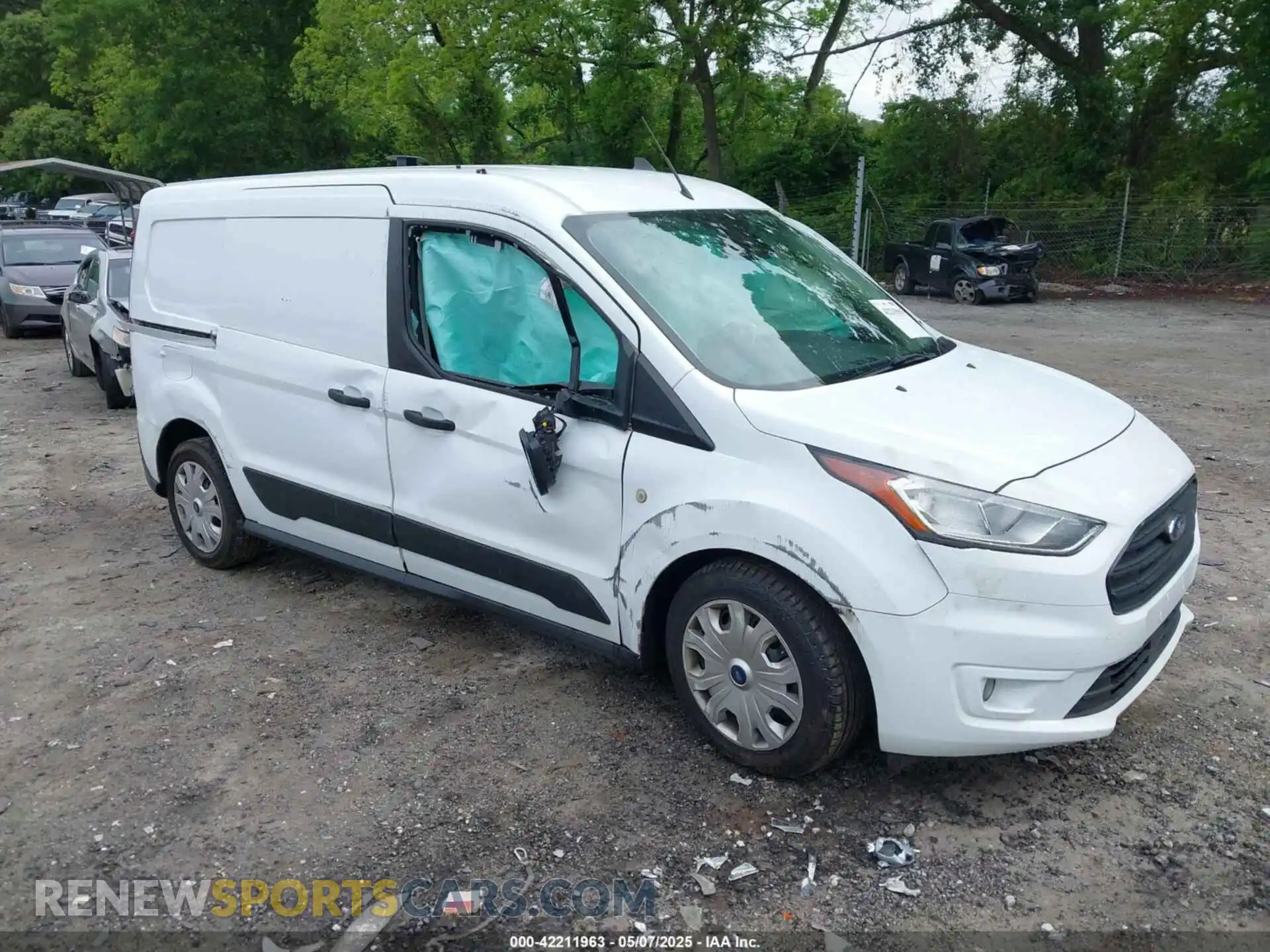 1 Фотография поврежденного автомобиля NM0LS7F72L1444951 FORD TRANSIT CONNECT 2020