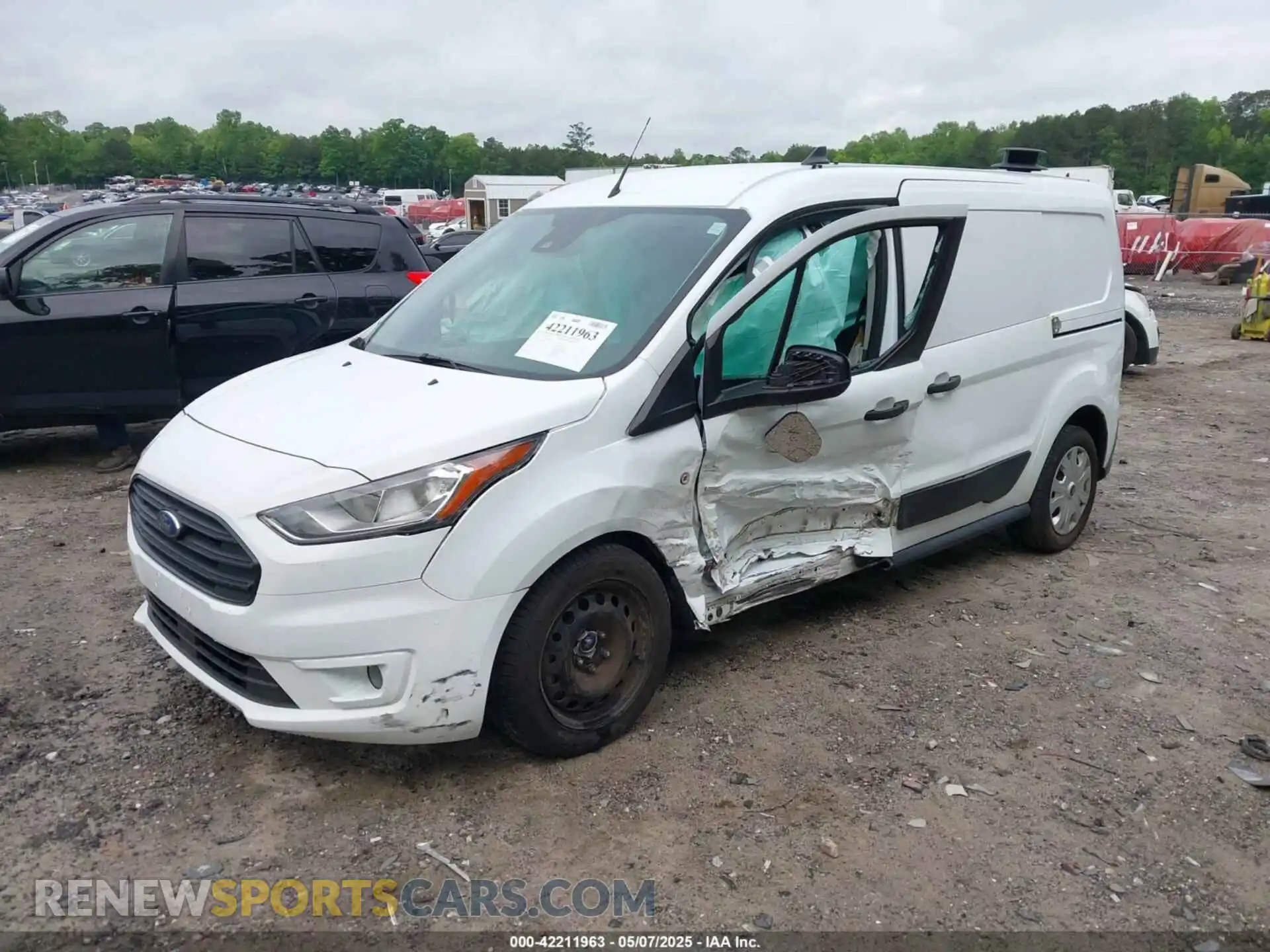 2 Фотография поврежденного автомобиля NM0LS7F72L1444951 FORD TRANSIT CONNECT 2020