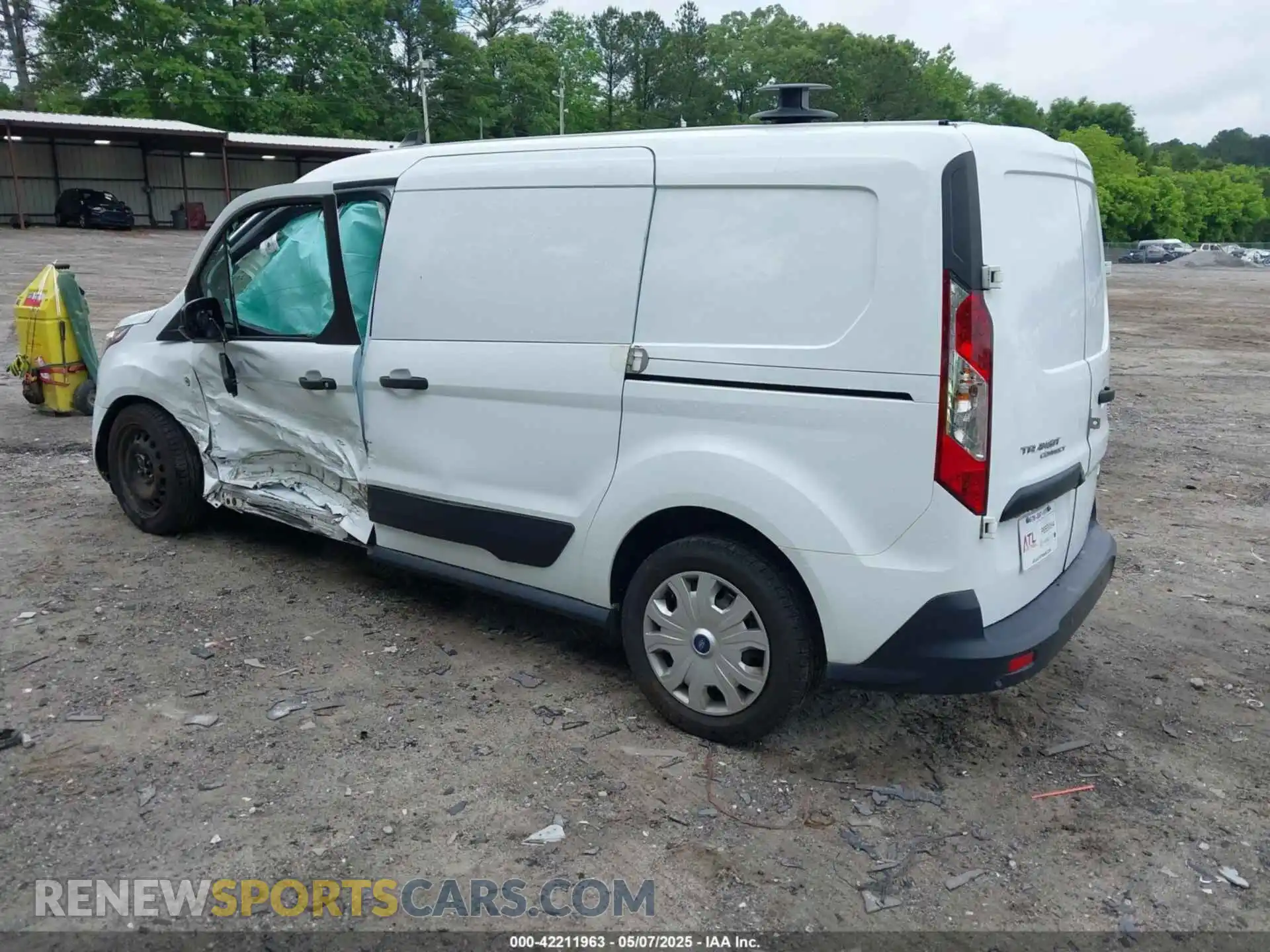 3 Фотография поврежденного автомобиля NM0LS7F72L1444951 FORD TRANSIT CONNECT 2020
