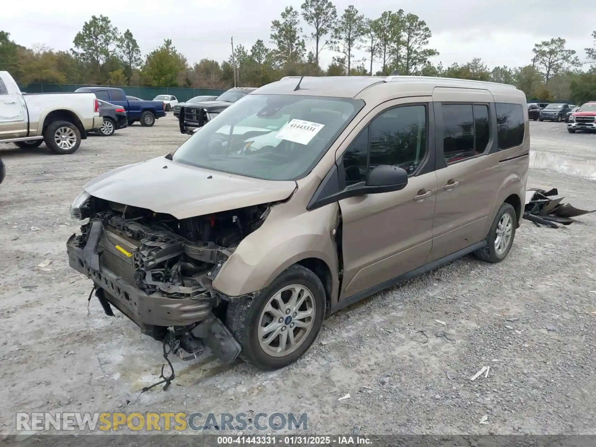 2 Фотография поврежденного автомобиля NM0GE9F22M1483551 FORD TRANSIT CONNECT 2021