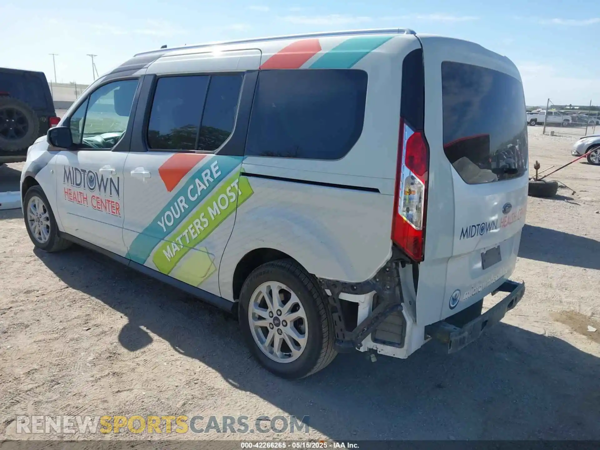 3 fotografías del automóvil dañado NM0GE9F29M1500362 FORD TRANSIT CONNECT 2021