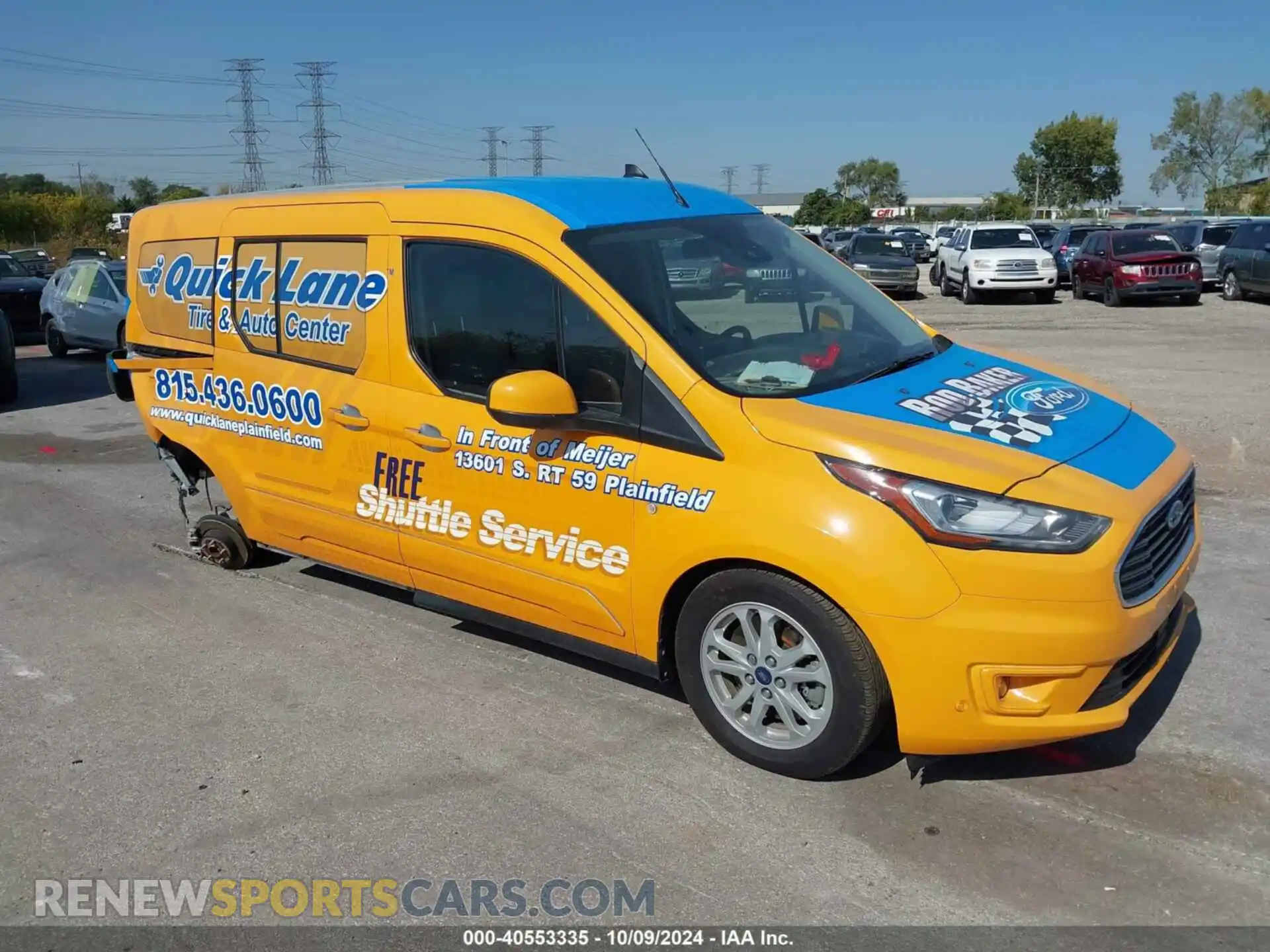 1 Photograph of a damaged car NM0GE9G21M1493910 FORD TRANSIT CONNECT 2021