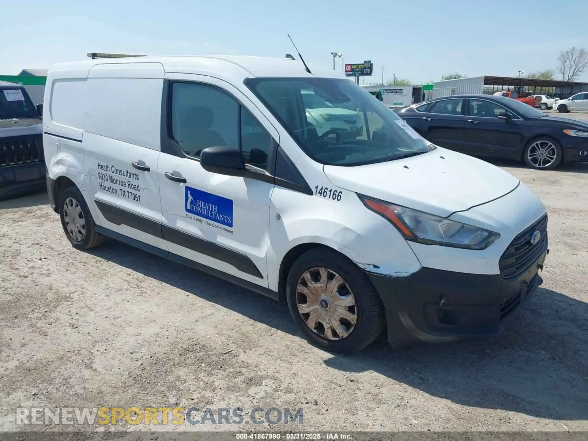 1 Photograph of a damaged car NM0LS7E71M1483016 FORD TRANSIT CONNECT 2021