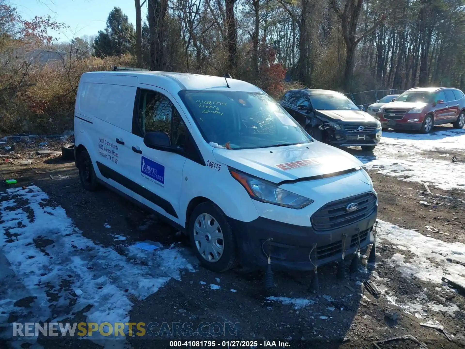 1 fotografías del automóvil dañado NM0LS7E7XM1483287 FORD TRANSIT CONNECT 2021
