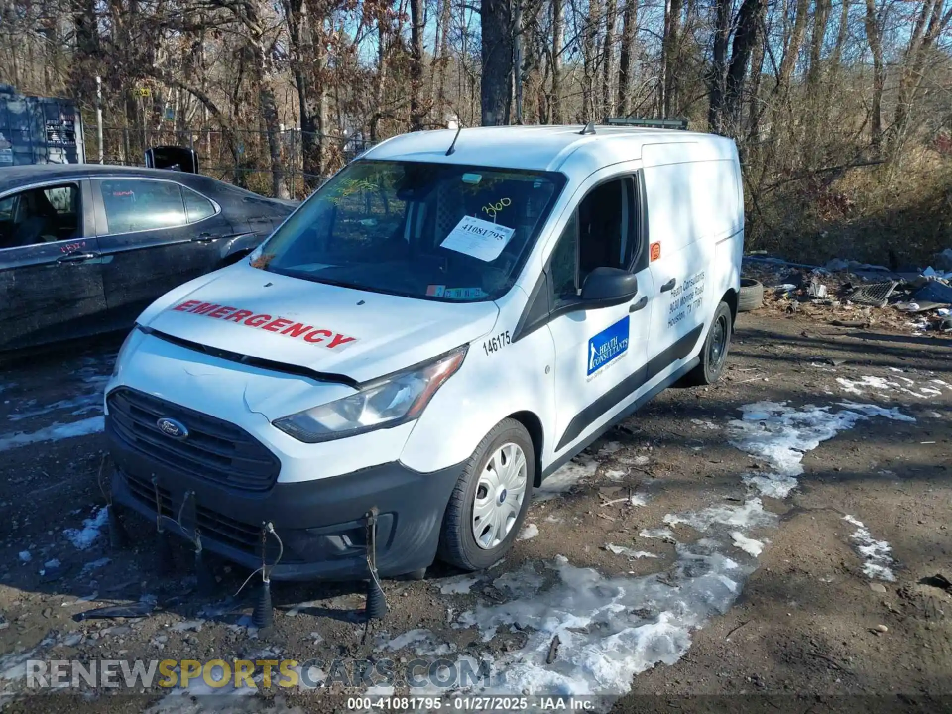 2 fotografías del automóvil dañado NM0LS7E7XM1483287 FORD TRANSIT CONNECT 2021