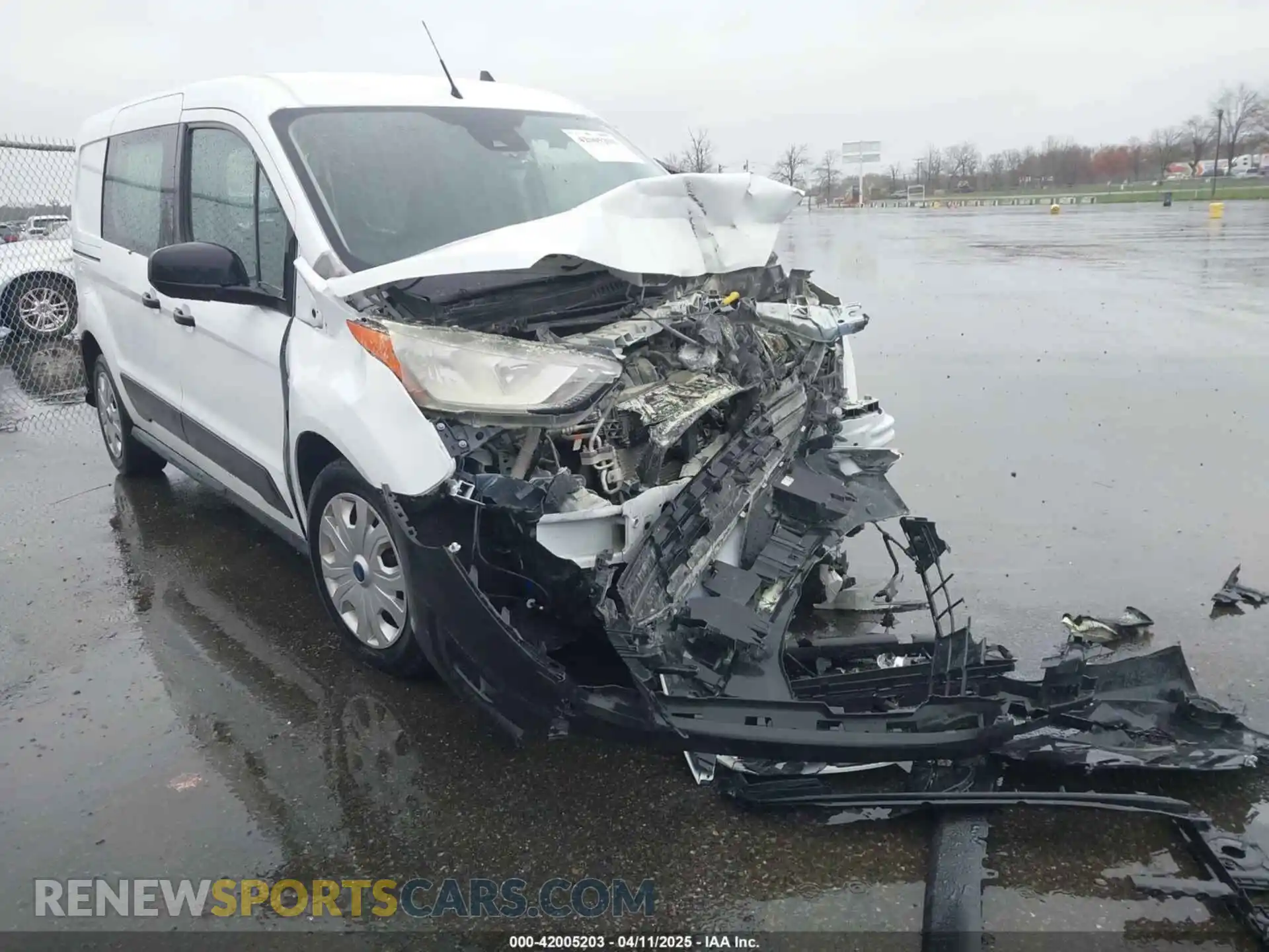 1 Photograph of a damaged car NM0LS7S28N1522940 FORD TRANSIT CONNECT 2022