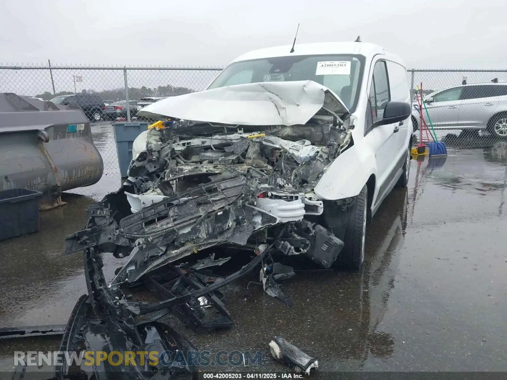 2 Photograph of a damaged car NM0LS7S28N1522940 FORD TRANSIT CONNECT 2022