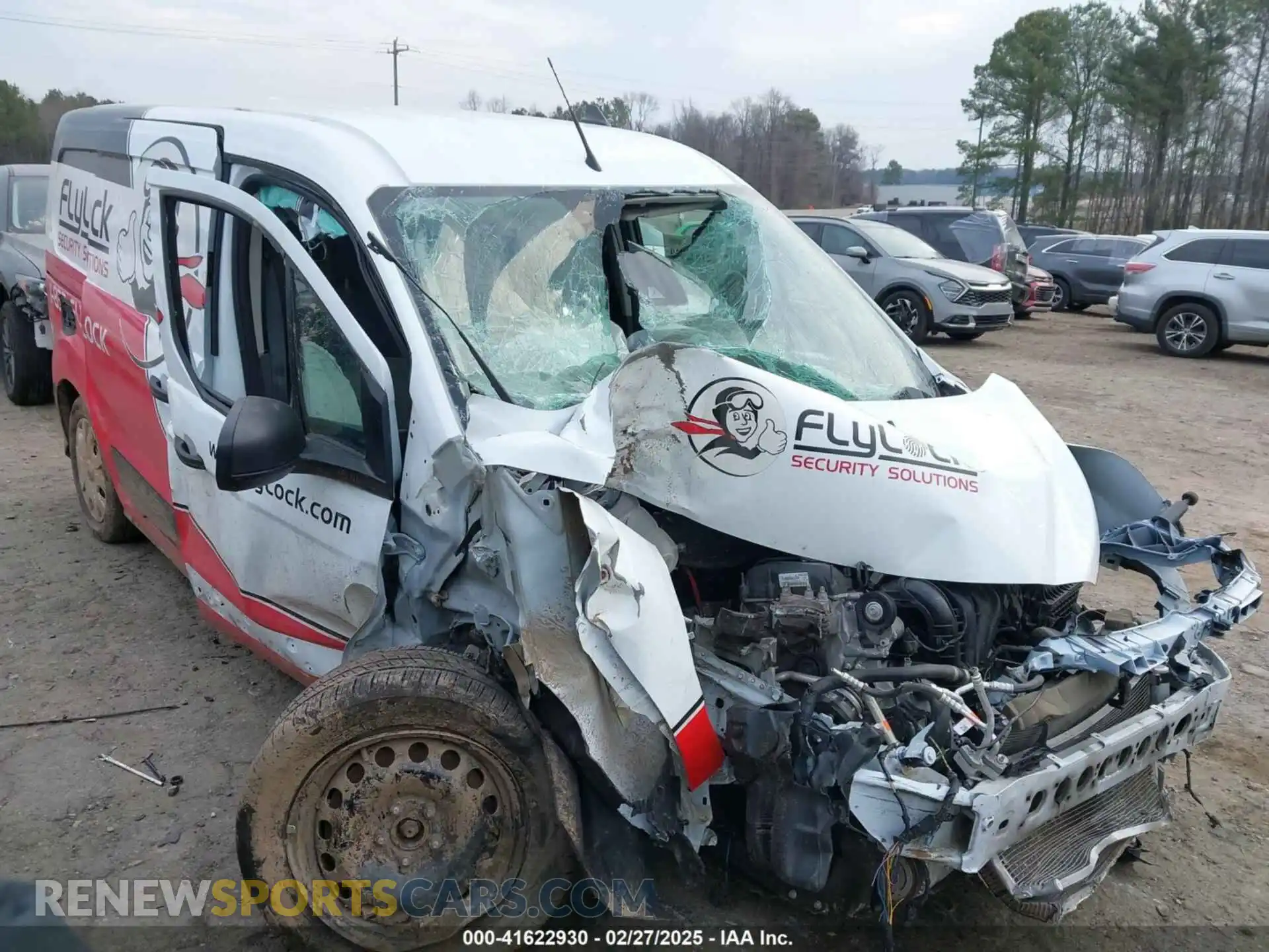 1 Photograph of a damaged car NM0LS7S71N1527716 FORD TRANSIT CONNECT 2022