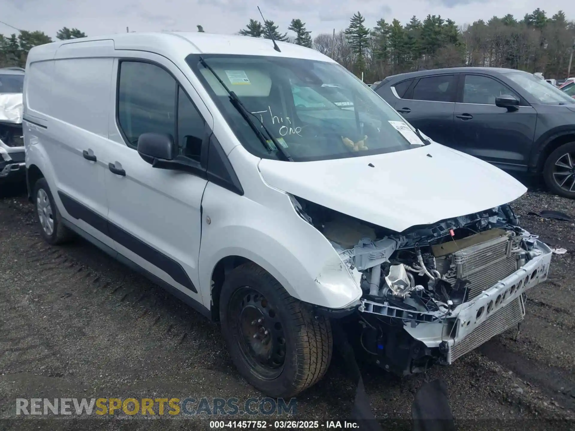 1 fotografías del automóvil dañado NM0LS7S78N1517636 FORD TRANSIT CONNECT 2022